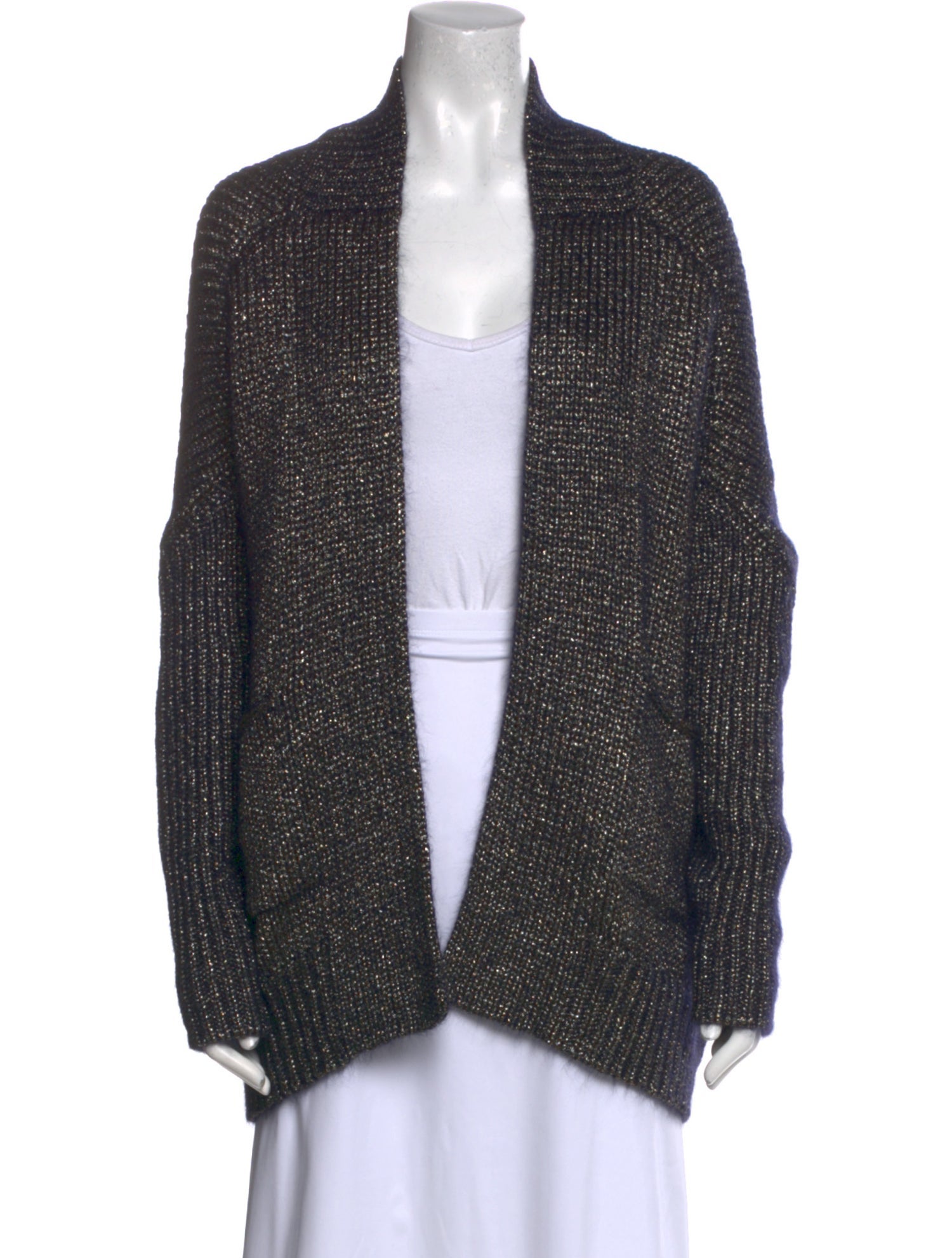 Zero + Maria Cornejo Kid Mohair Open Front Sweater