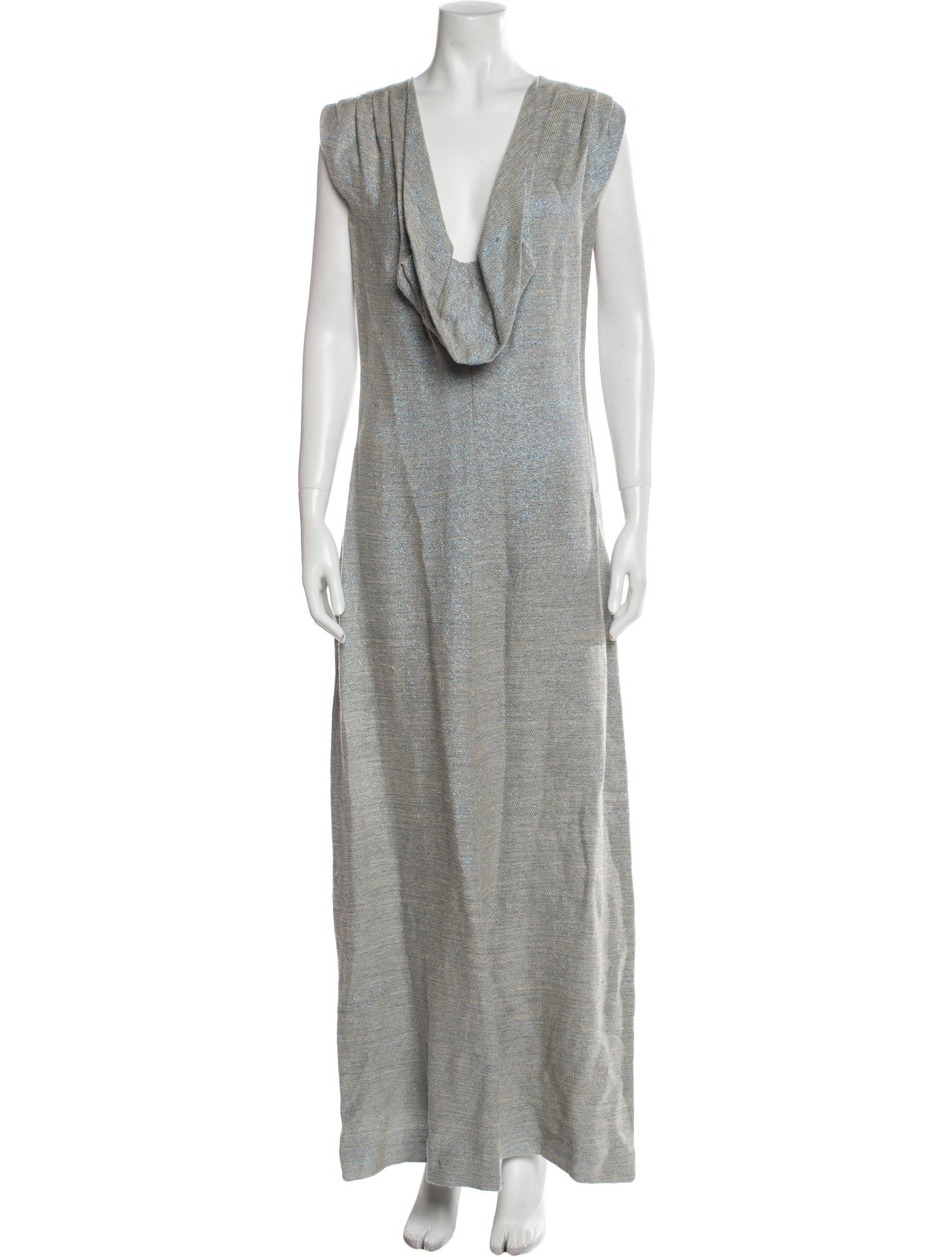 Zero + Maria Cornejo V-Neck Long Dress