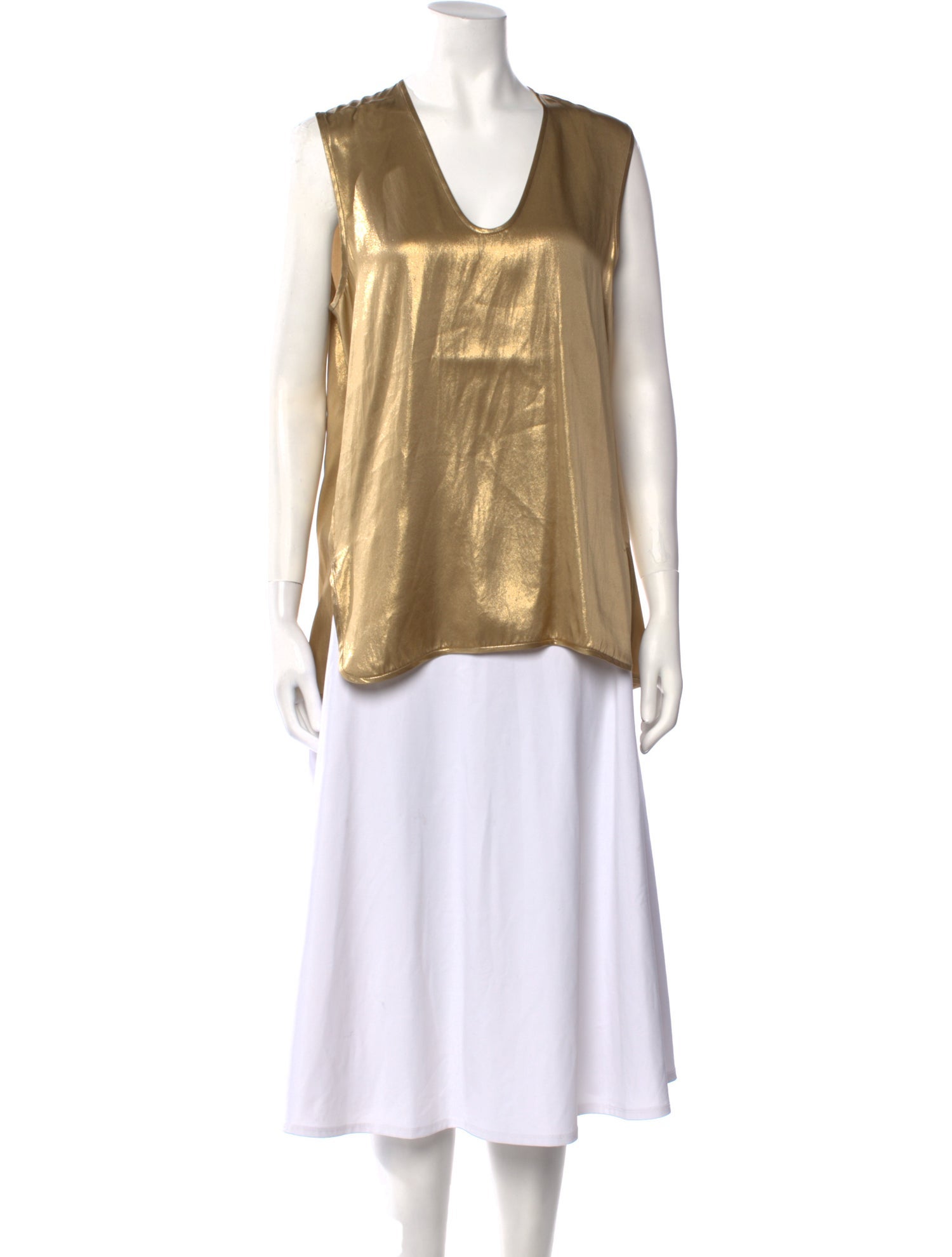 Zero + Maria Cornejo V-Neck Sleeveless Top