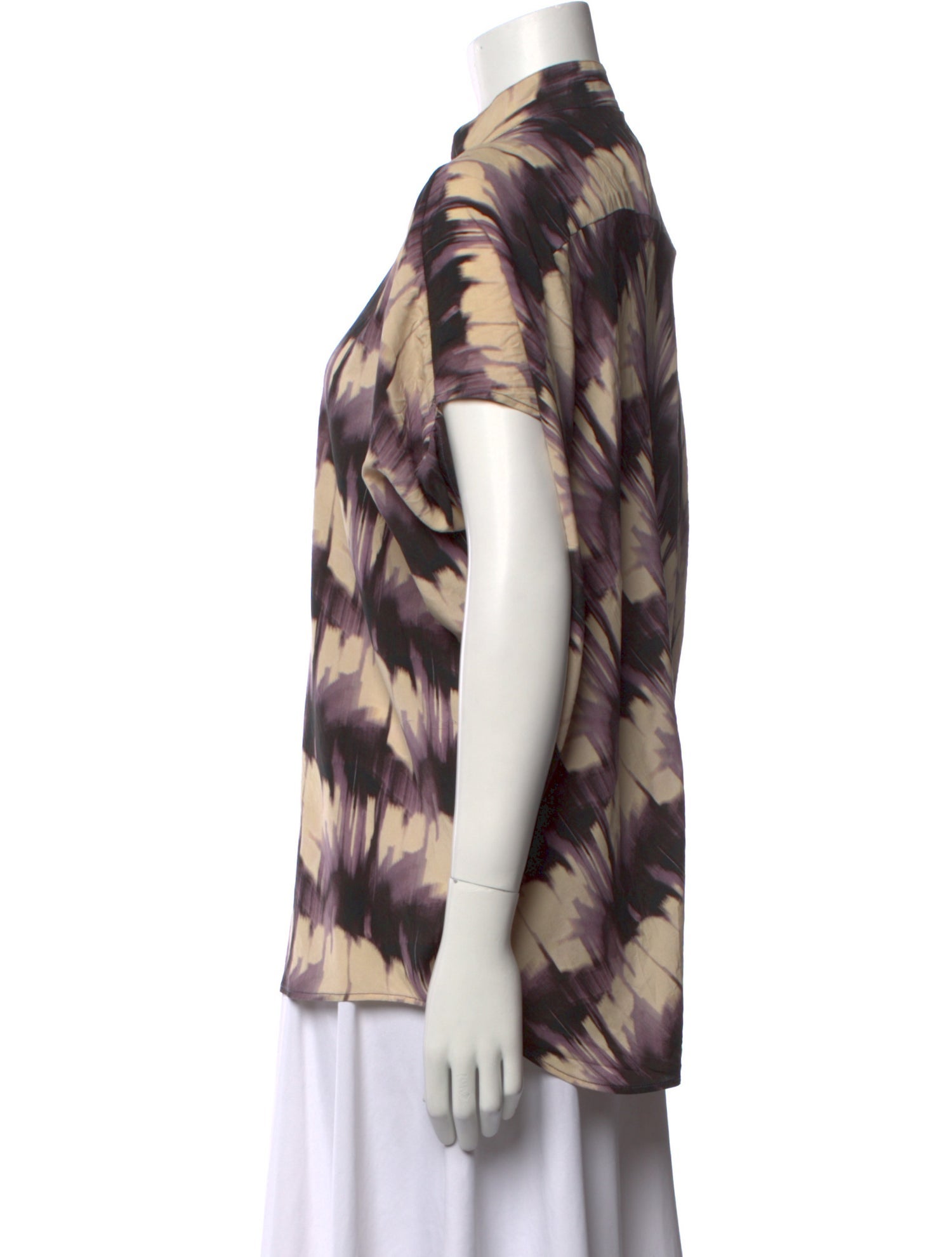 Zero + Maria Cornejo Silk Printed Blouse