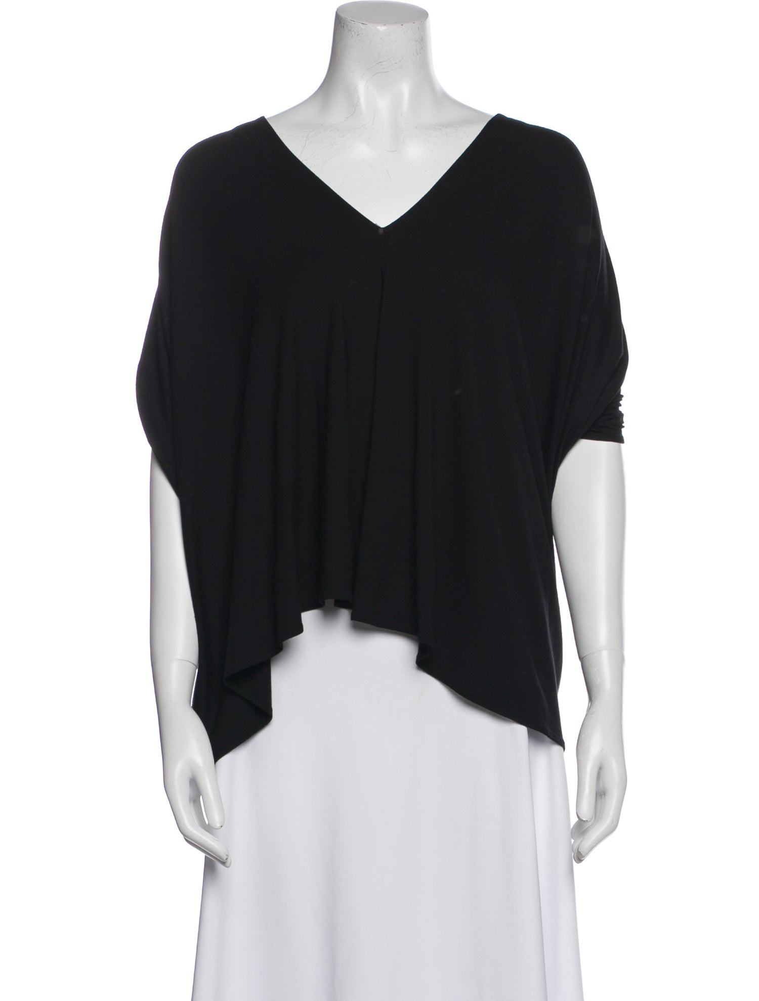Zero + Maria Cornejo V-Neck Short Sleeve Top