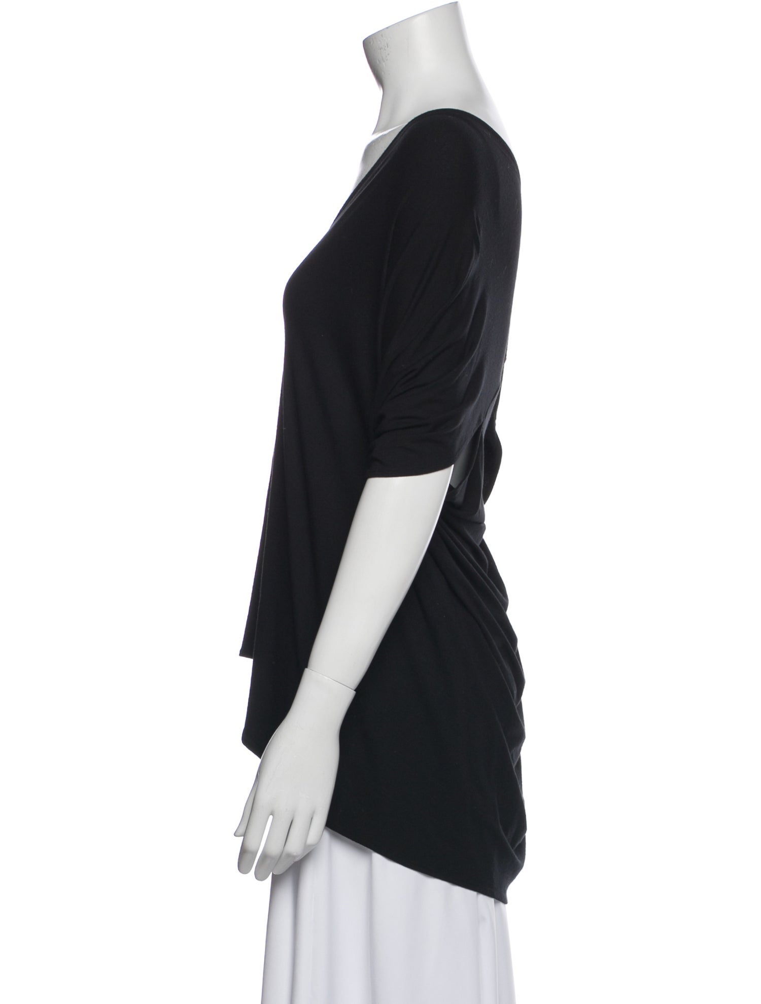 Zero + Maria Cornejo V-Neck Short Sleeve Top