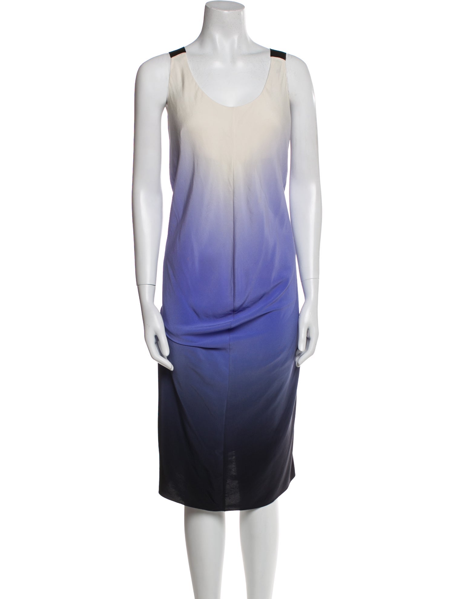 Zero + Maria Cornejo Silk Knee-Length Dress