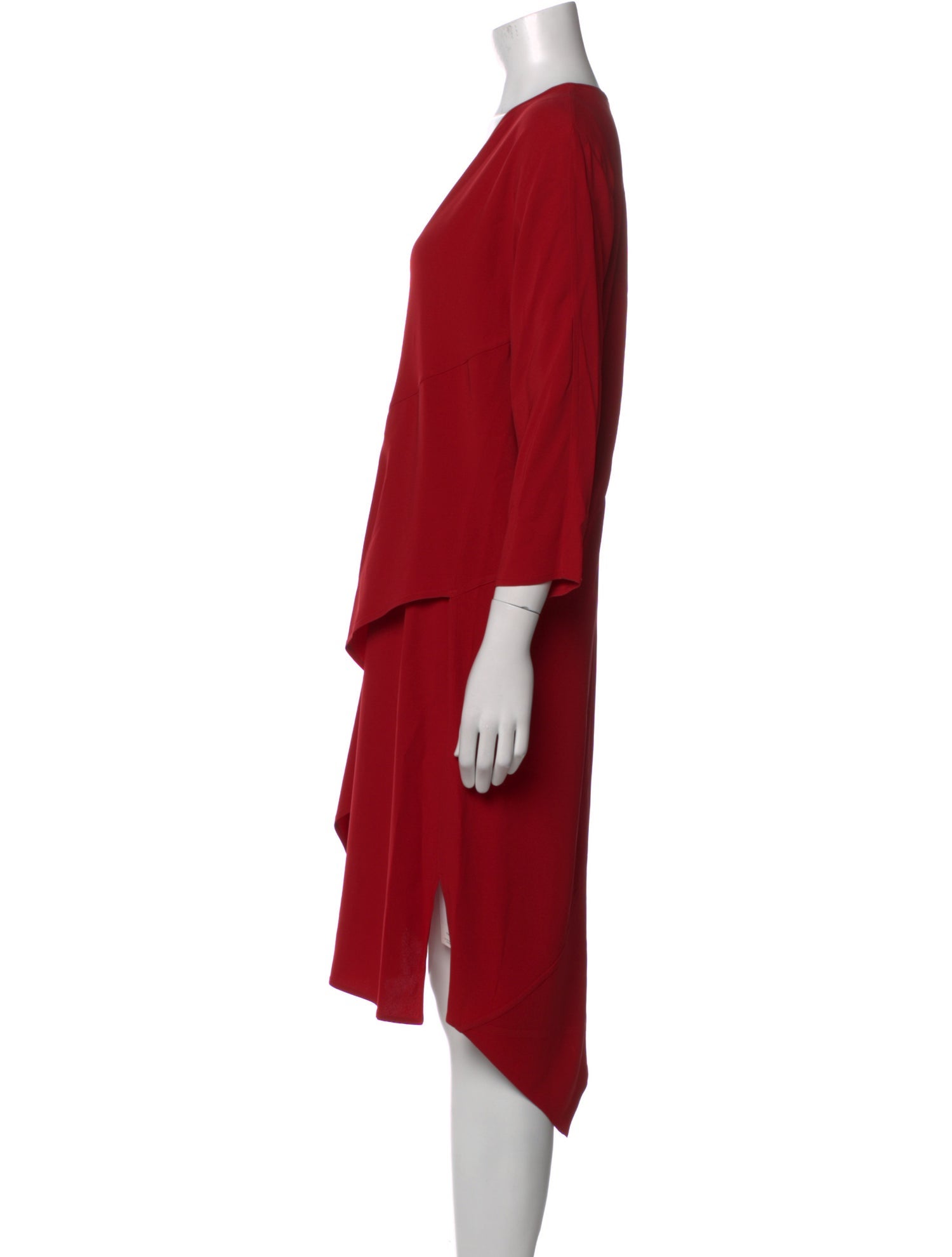 Zero + Maria Cornejo V-Neck Knee-Length Dress