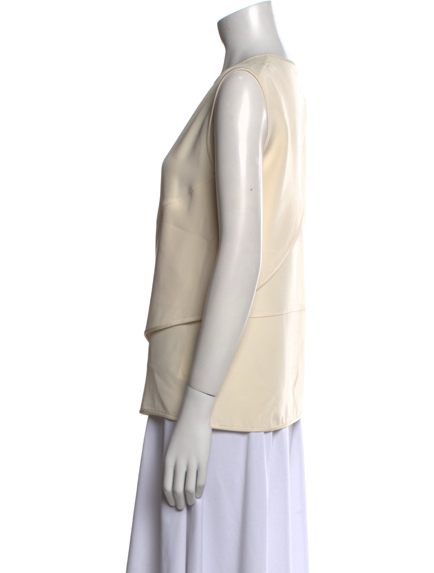 Zero + Maria Cornejo Silk Crew Neck Blouse