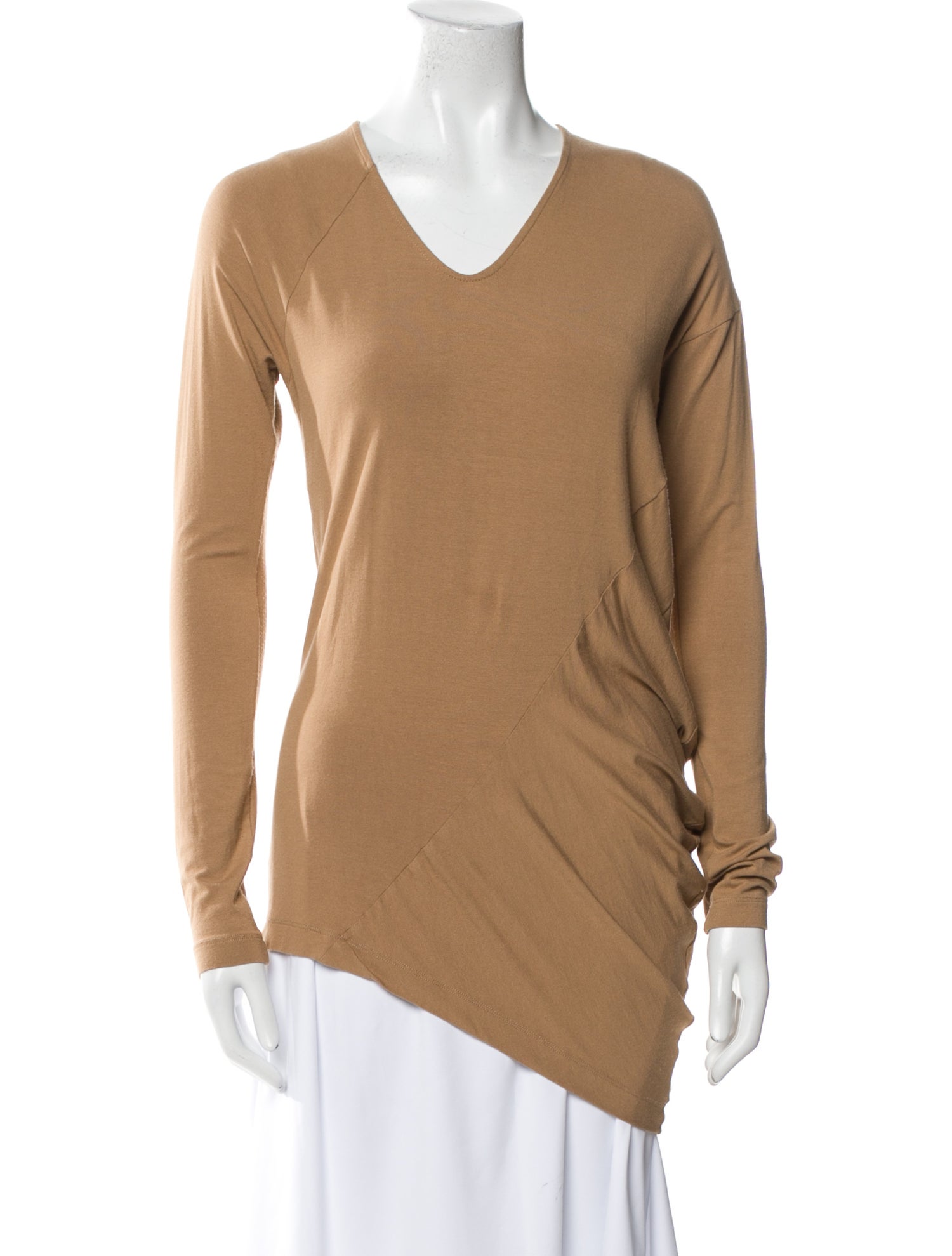 Zero + Maria Cornejo V-Neck Long Sleeve T-Shirt