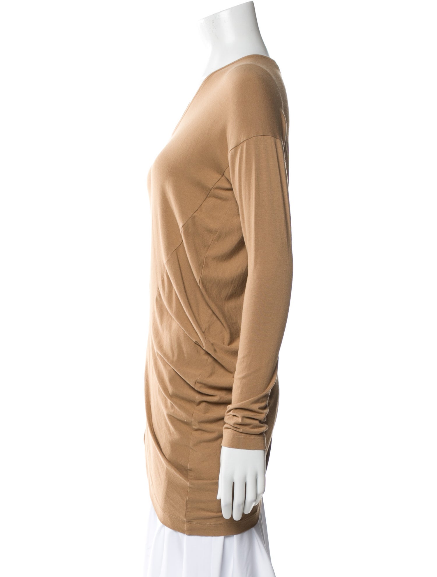 Zero + Maria Cornejo V-Neck Long Sleeve T-Shirt