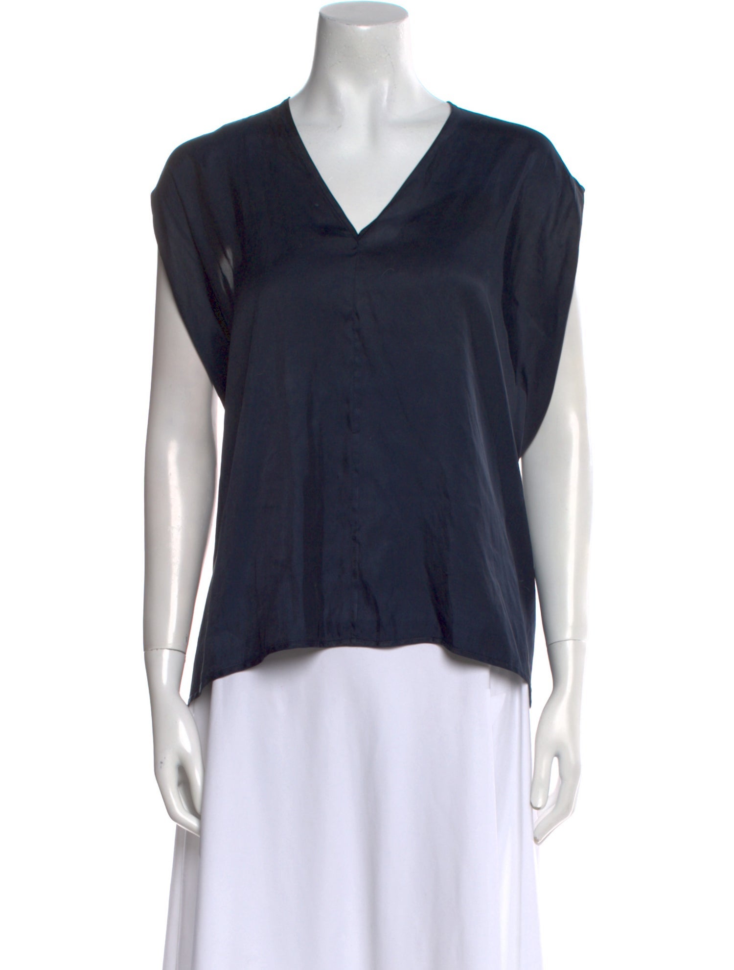 Zero + Maria Cornejo V-Neck Short Sleeve Top