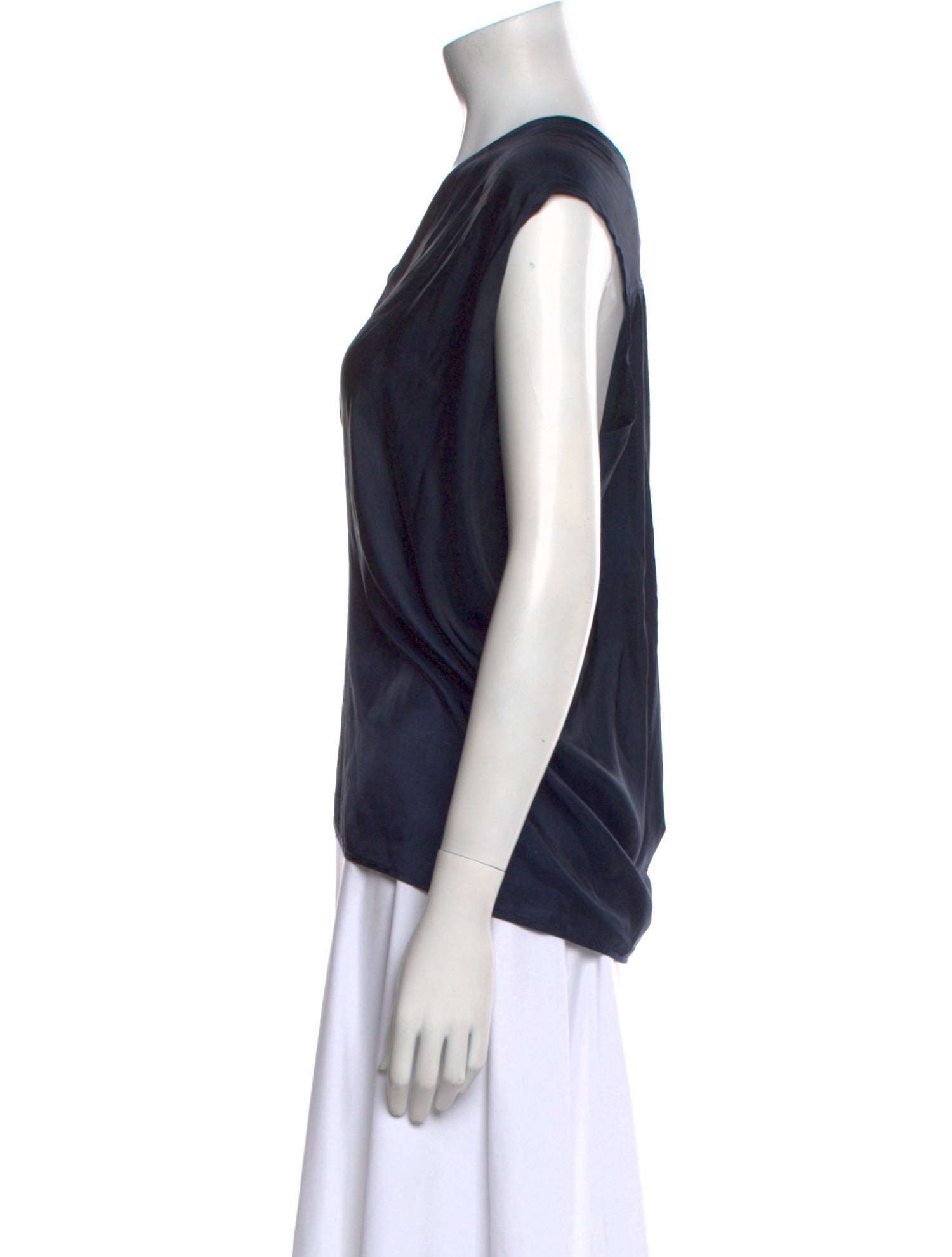 Zero + Maria Cornejo V-Neck Short Sleeve Top