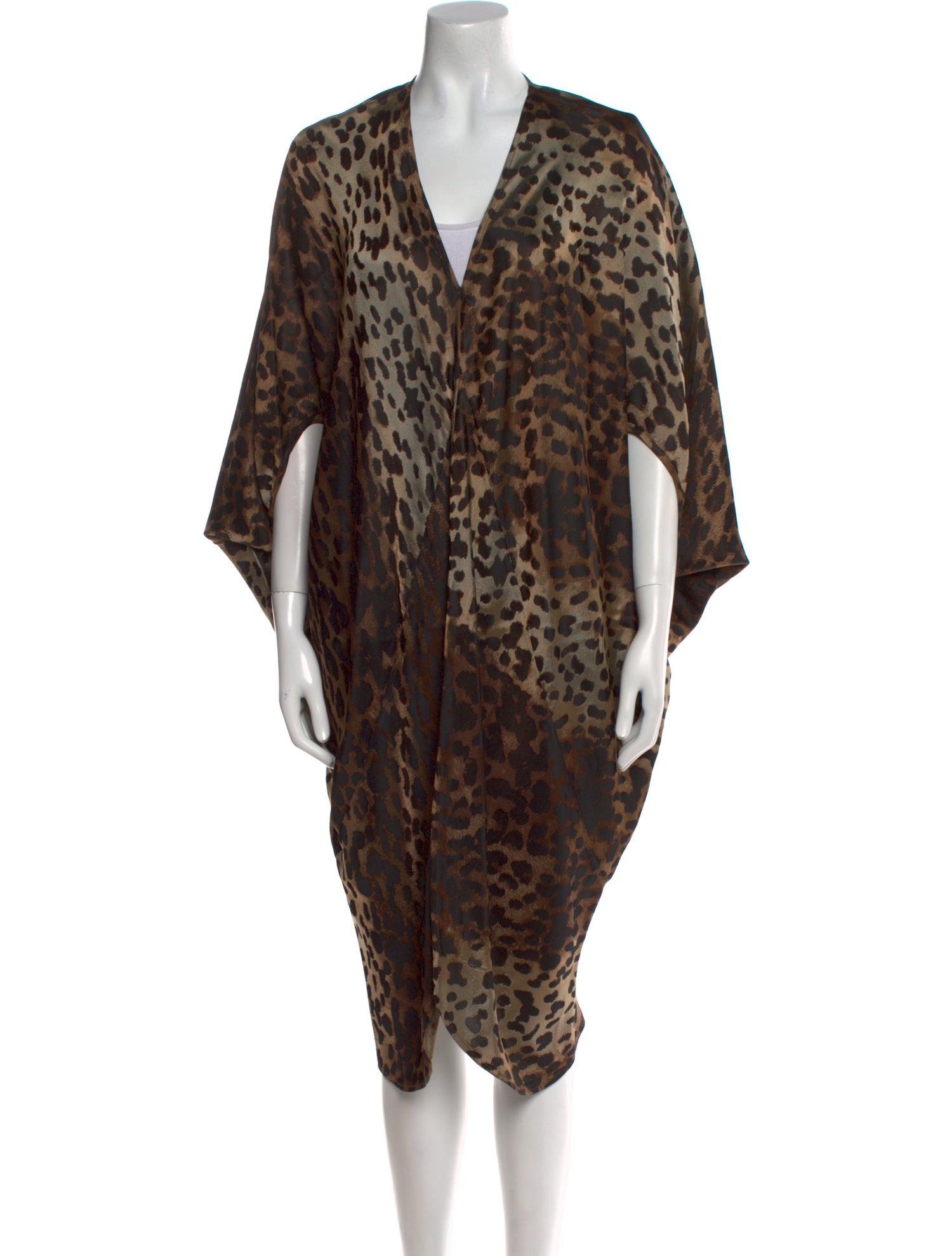 Zero + Maria Cornejo Animal Print Mini Dress