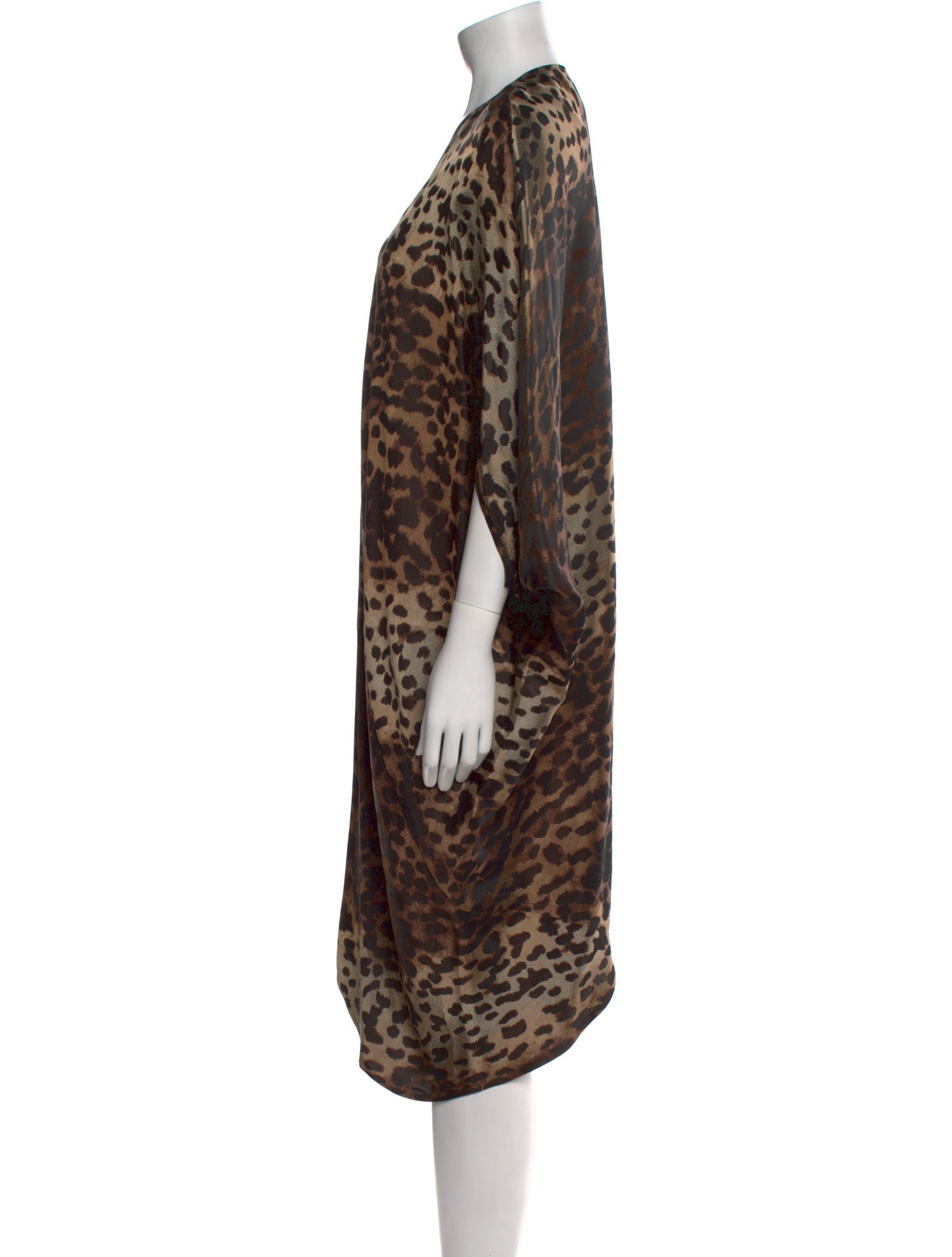 Zero + Maria Cornejo Animal Print Mini Dress