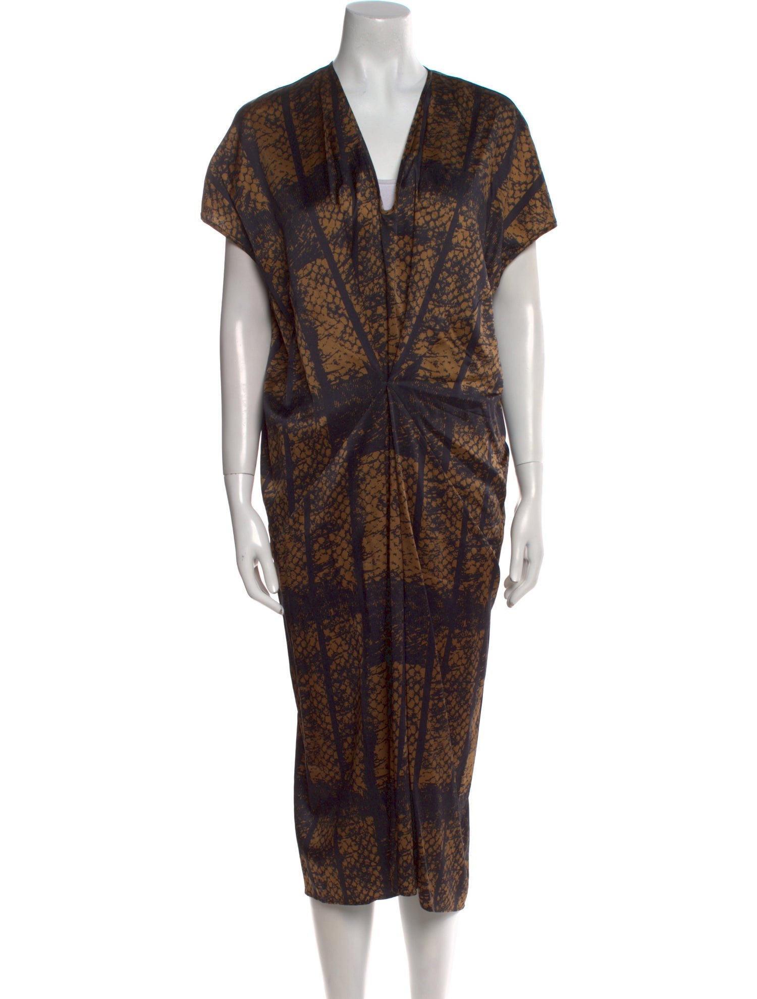 Zero + Maria Cornejo Silk Knee-Length Dress