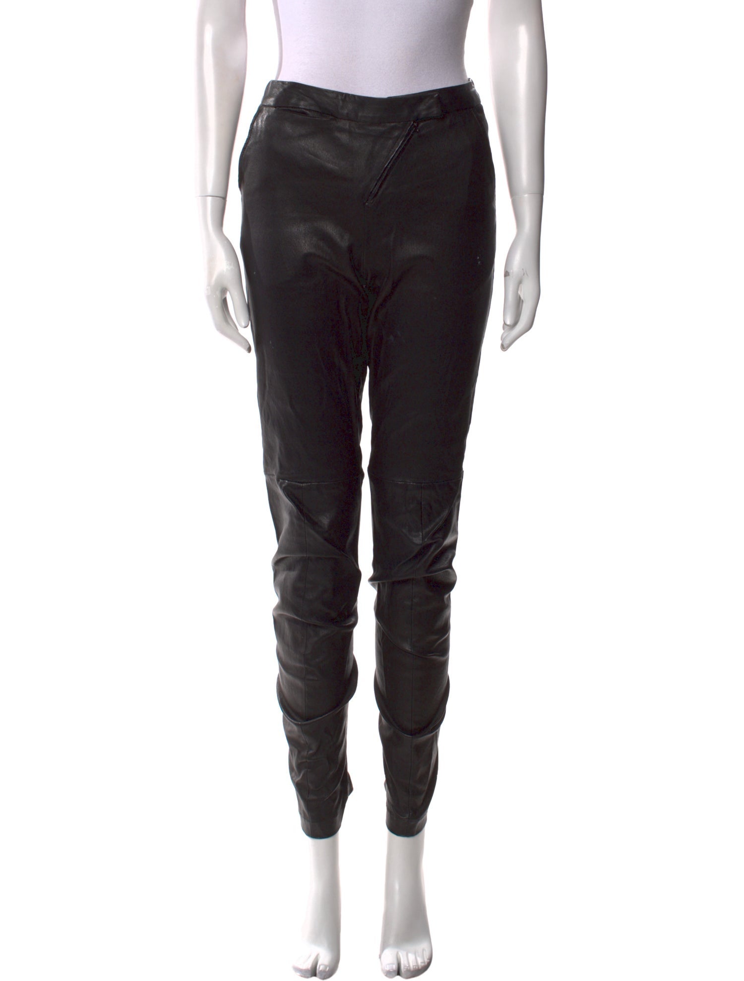 Zero + Maria Cornejo Lamb Leather Skinny Leg Pants