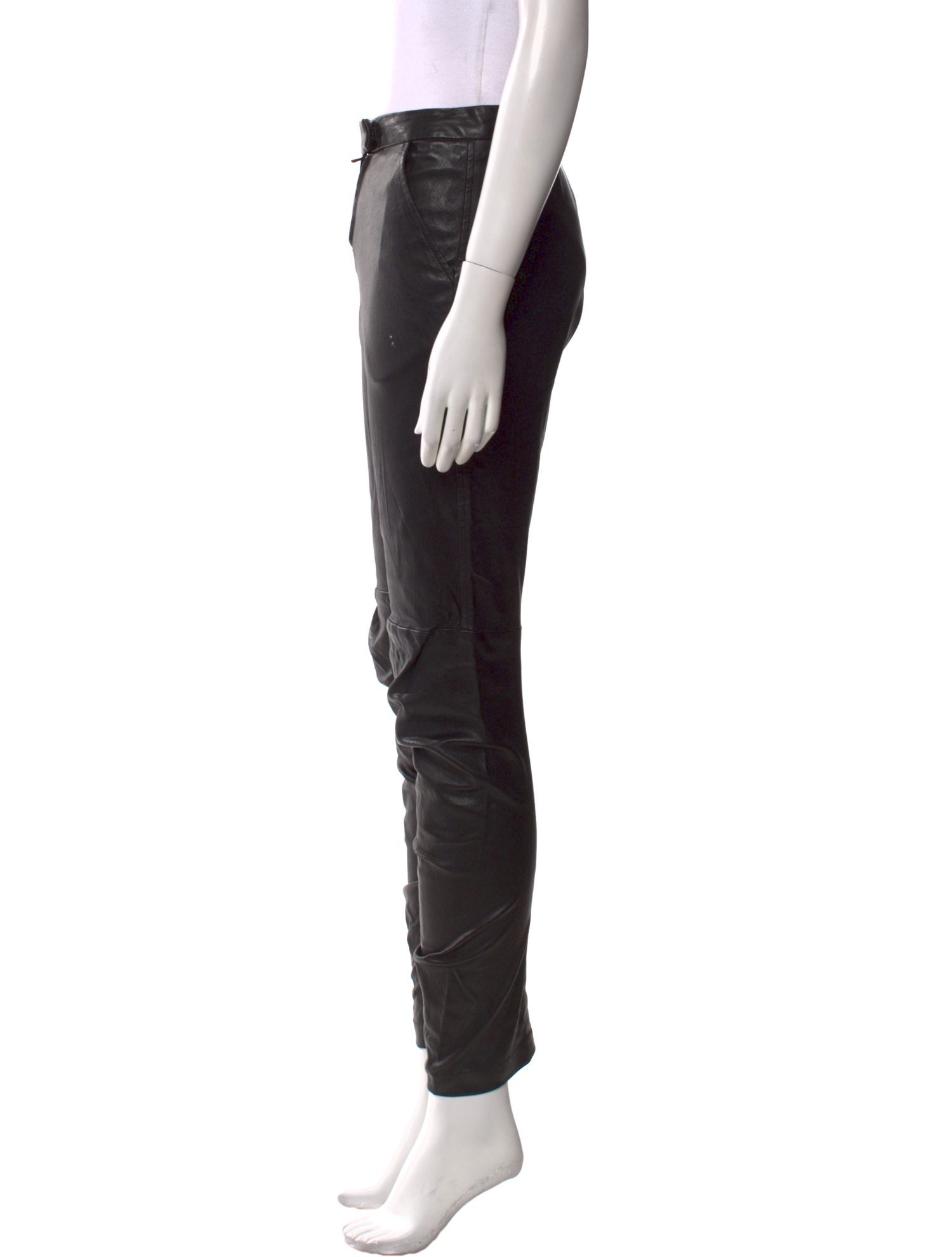 Zero + Maria Cornejo Lamb Leather Skinny Leg Pants