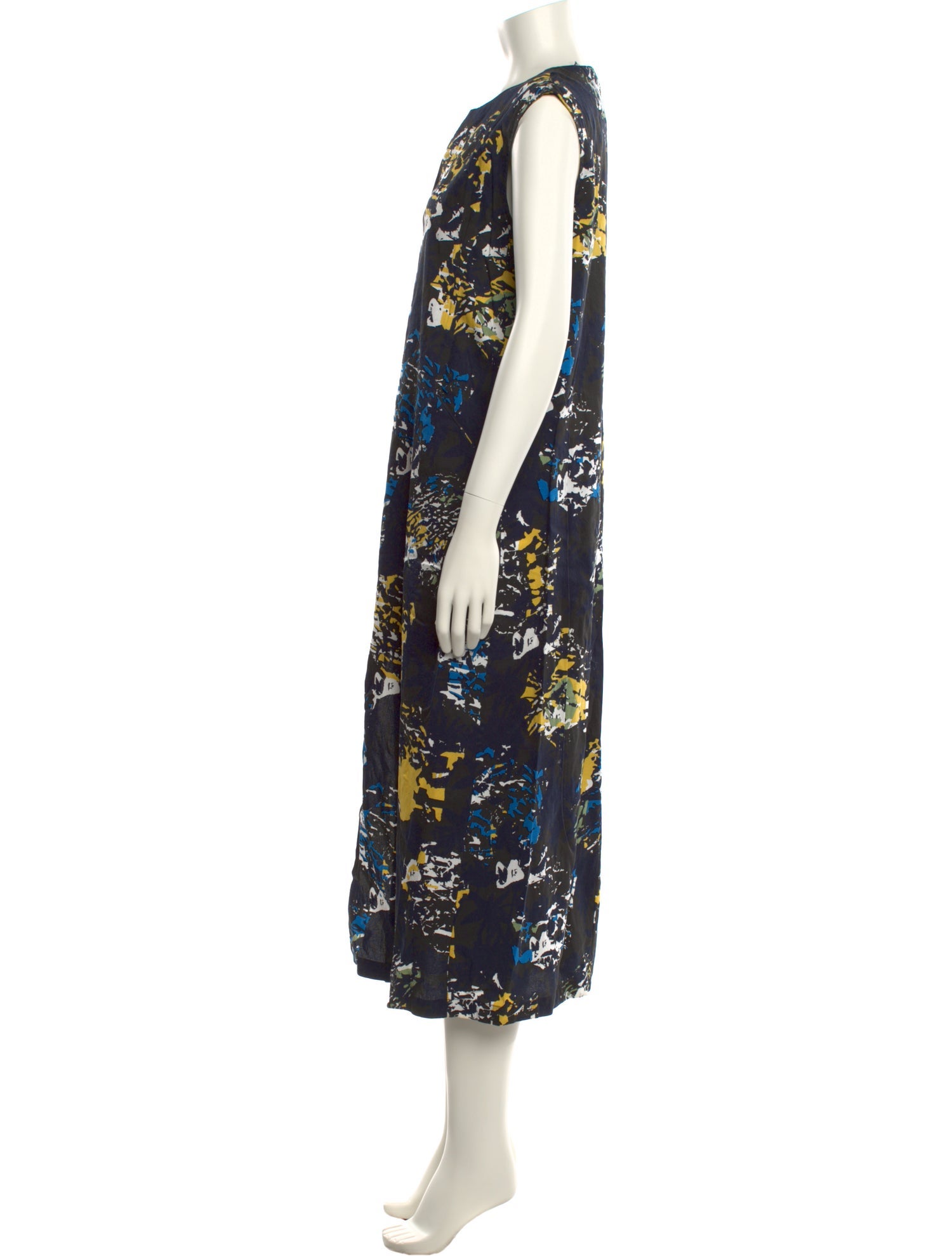 Zero + Maria Cornejo Floral Print Long Dress