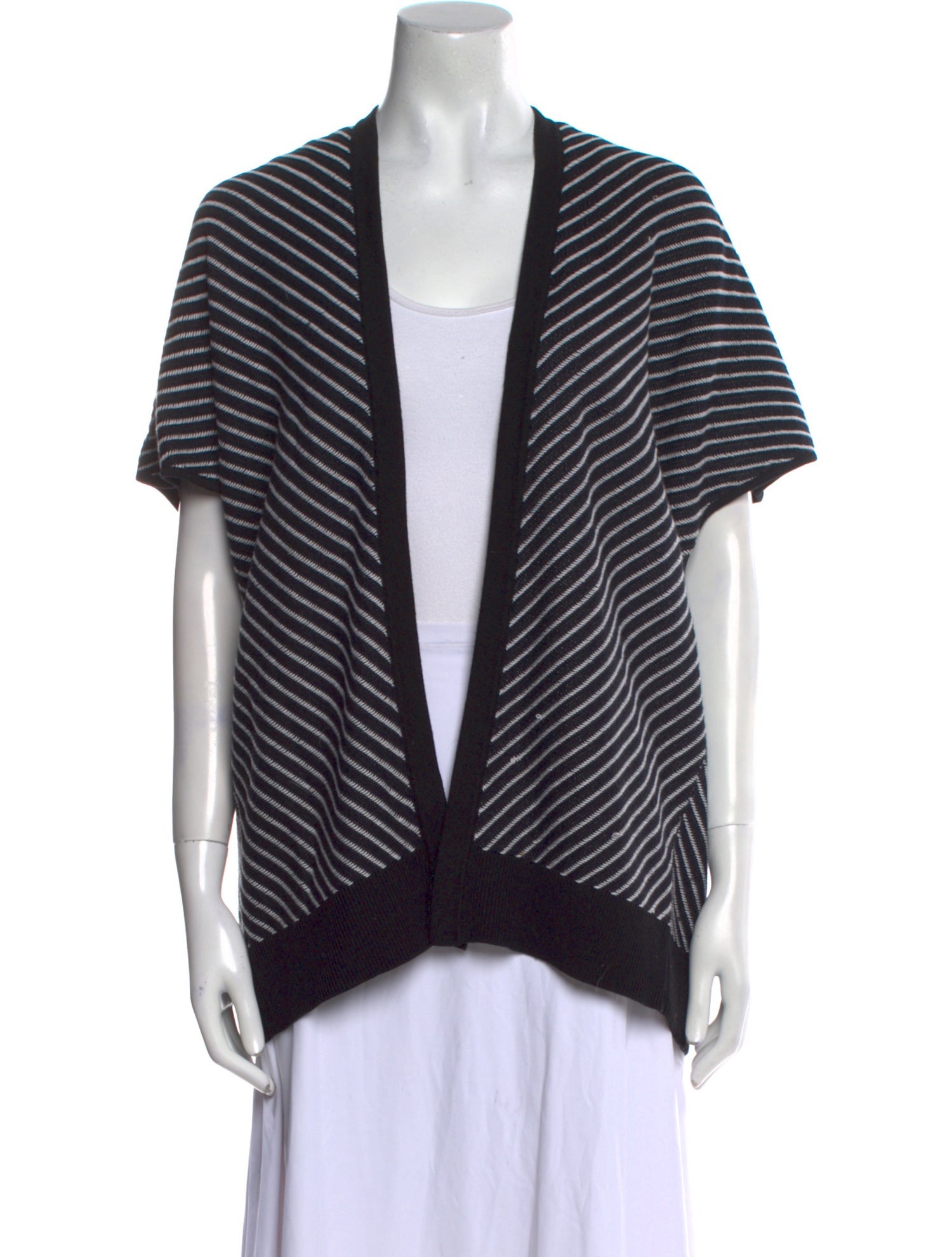 Zero + Maria Cornejo Striped Open Front Sweater
