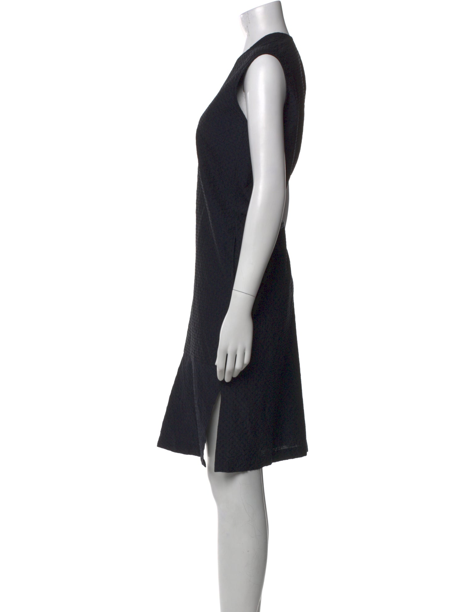 Zero + Maria Cornejo V-Neck Knee-Length Dress
