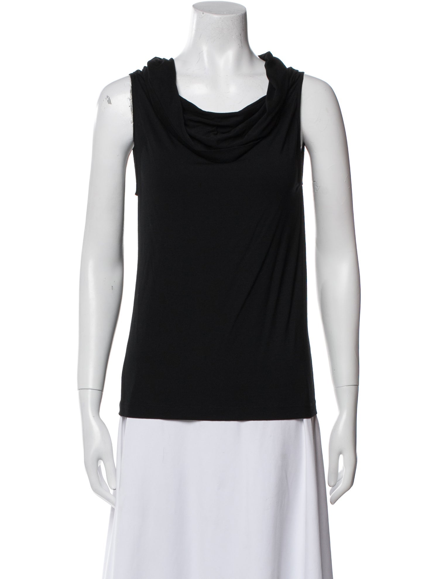 Zero + Maria Cornejo Cowl Neck Sleeveless Top
