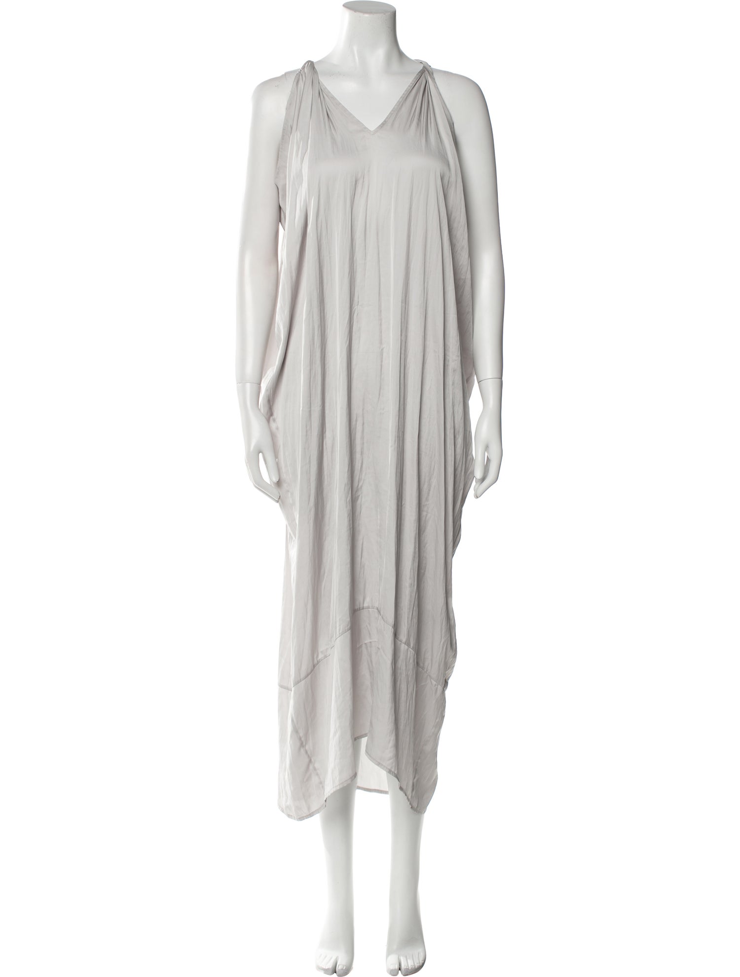 Zero + Maria Cornejo V-Neck Long Dress