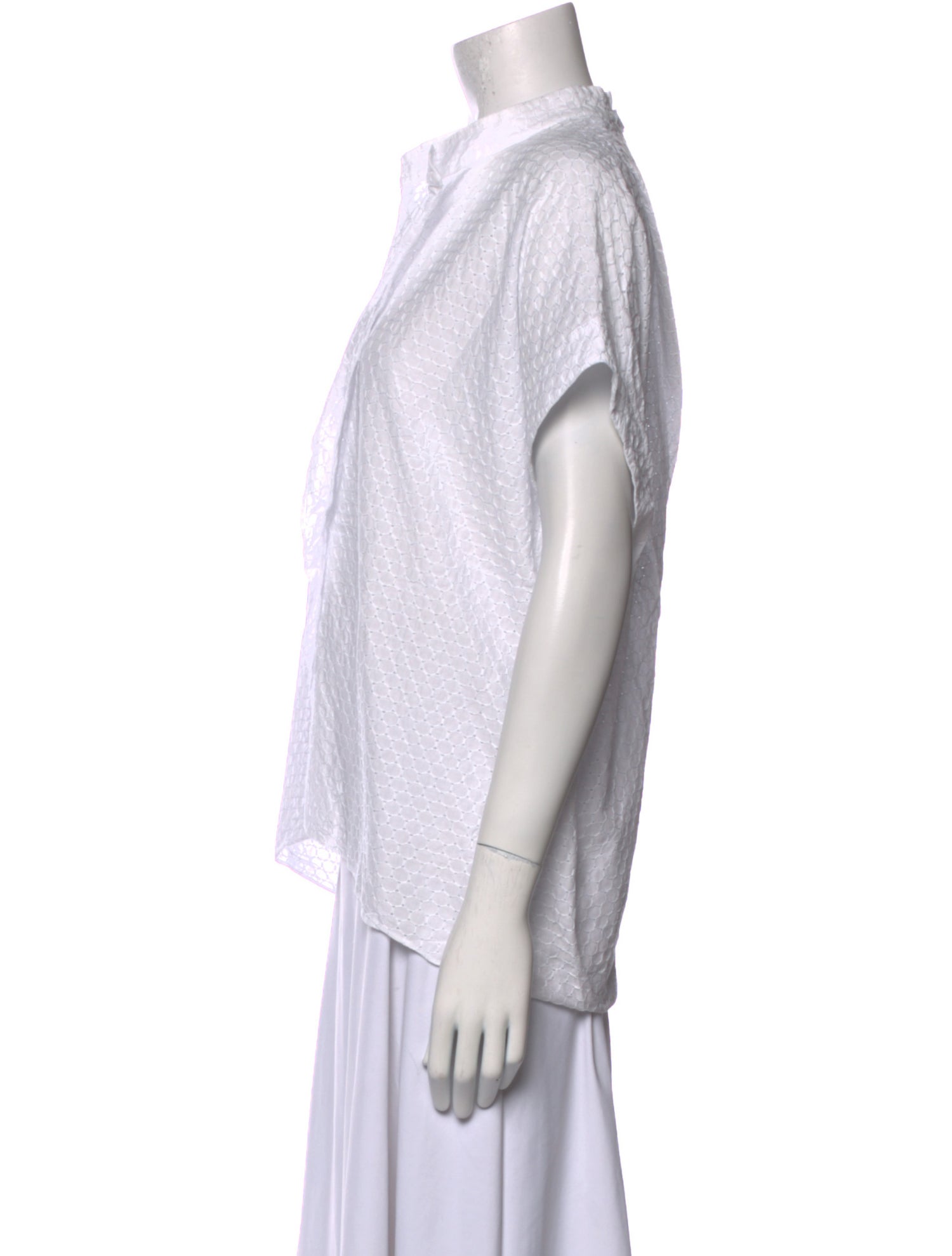 Zero + Maria Cornejo V-Neck Short Sleeve Top