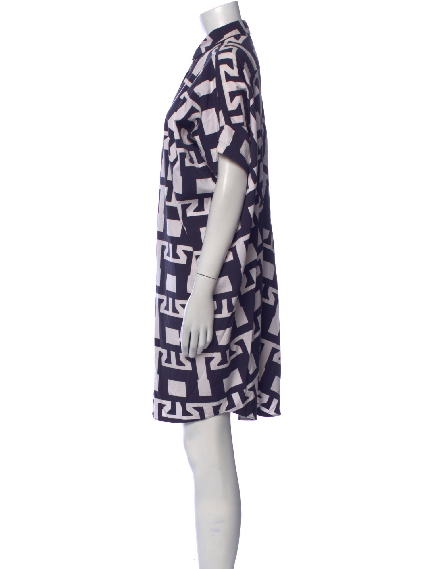 Zero + Maria Cornejo Printed Mini Dress