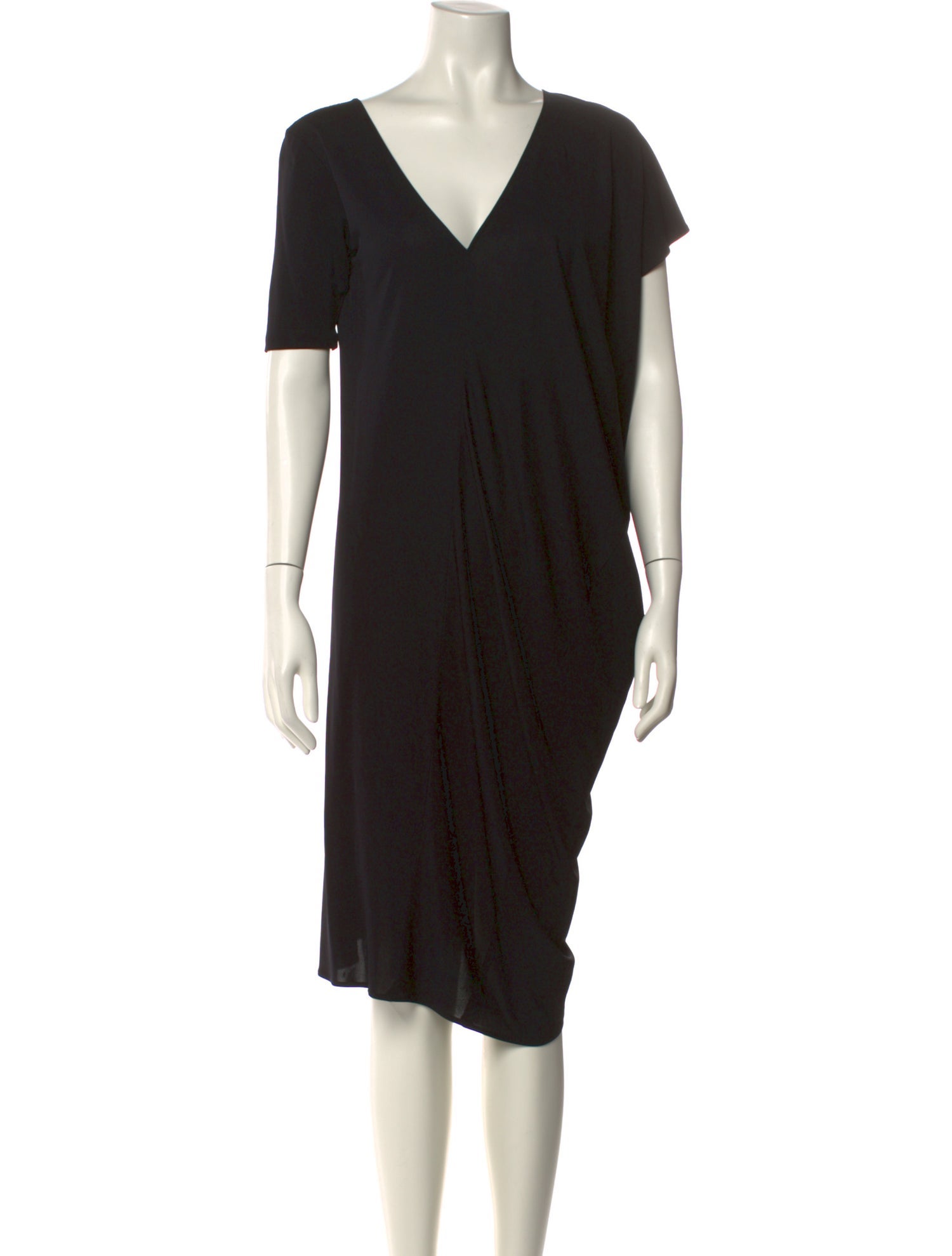 Zero + Maria Cornejo V-Neck Knee-Length Dress