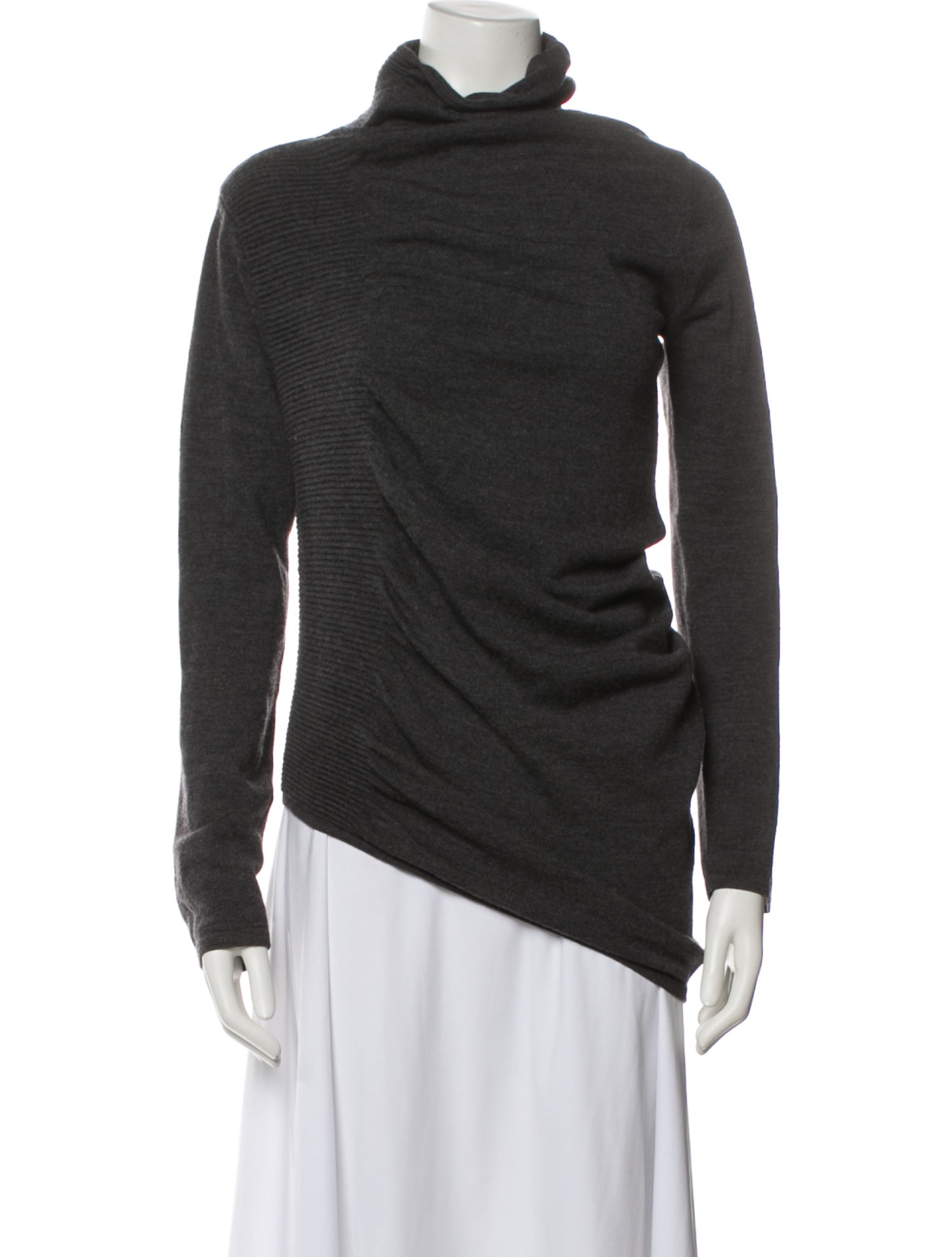 Zero + Maria Cornejo Merino Wool Turtleneck Sweatshirt