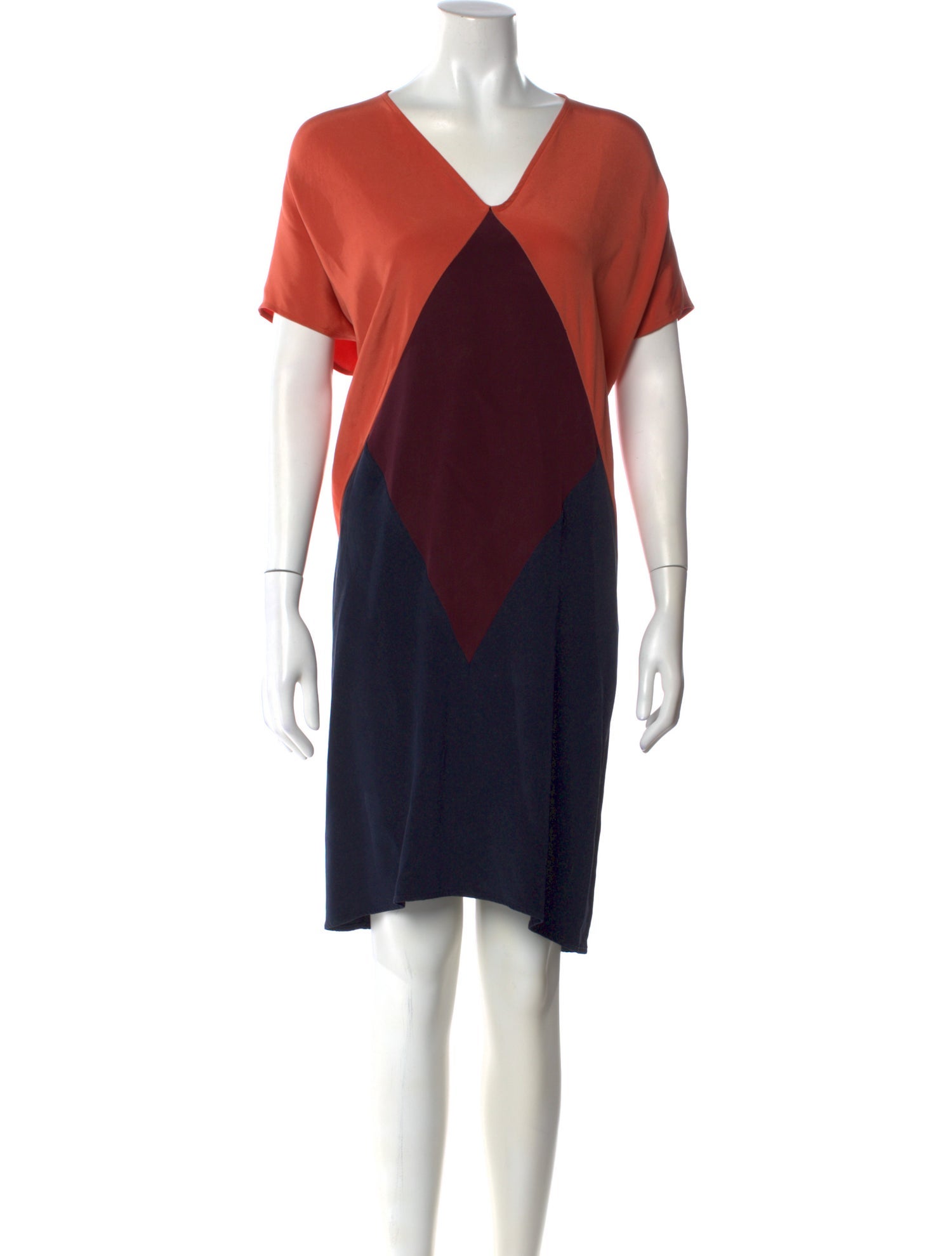 Zero + Maria Cornejo Silk Knee-Length Dress