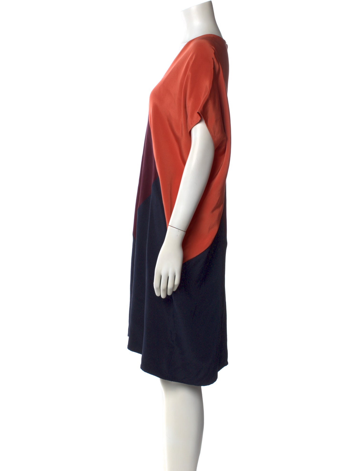 Zero + Maria Cornejo Silk Knee-Length Dress