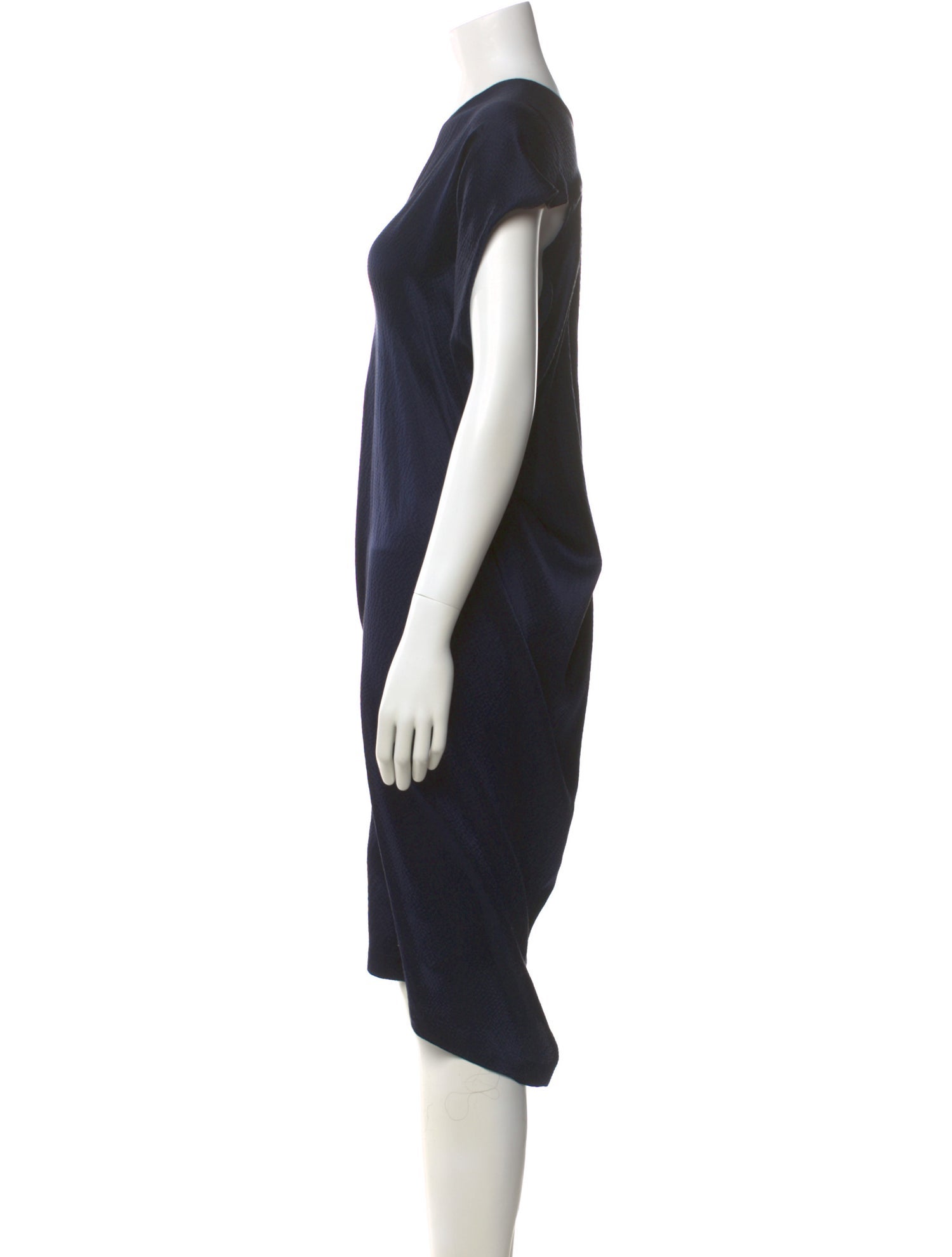 Zero + Maria Cornejo Silk Midi Length Dress