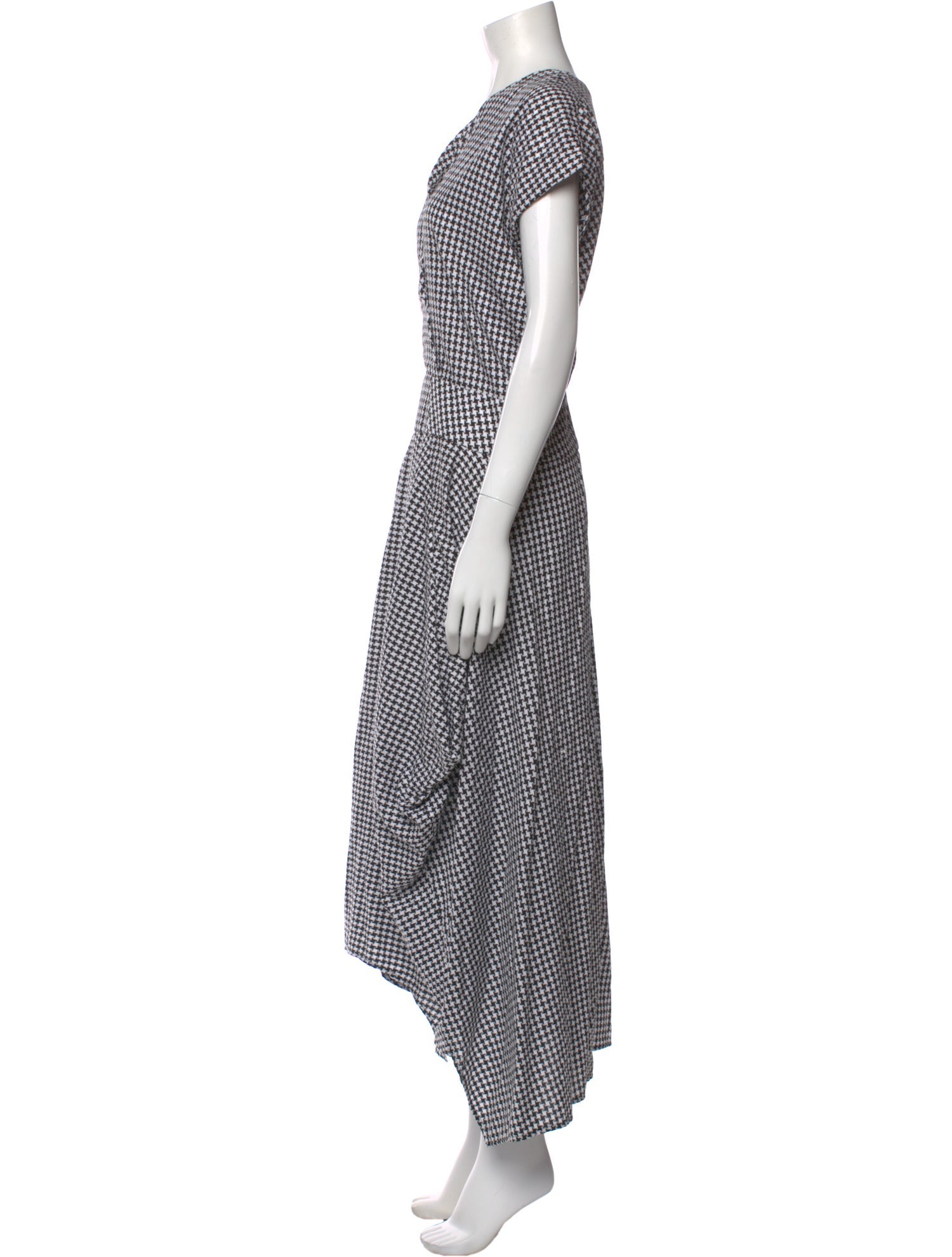 Zero + Maria Cornejo Printed Long Dress