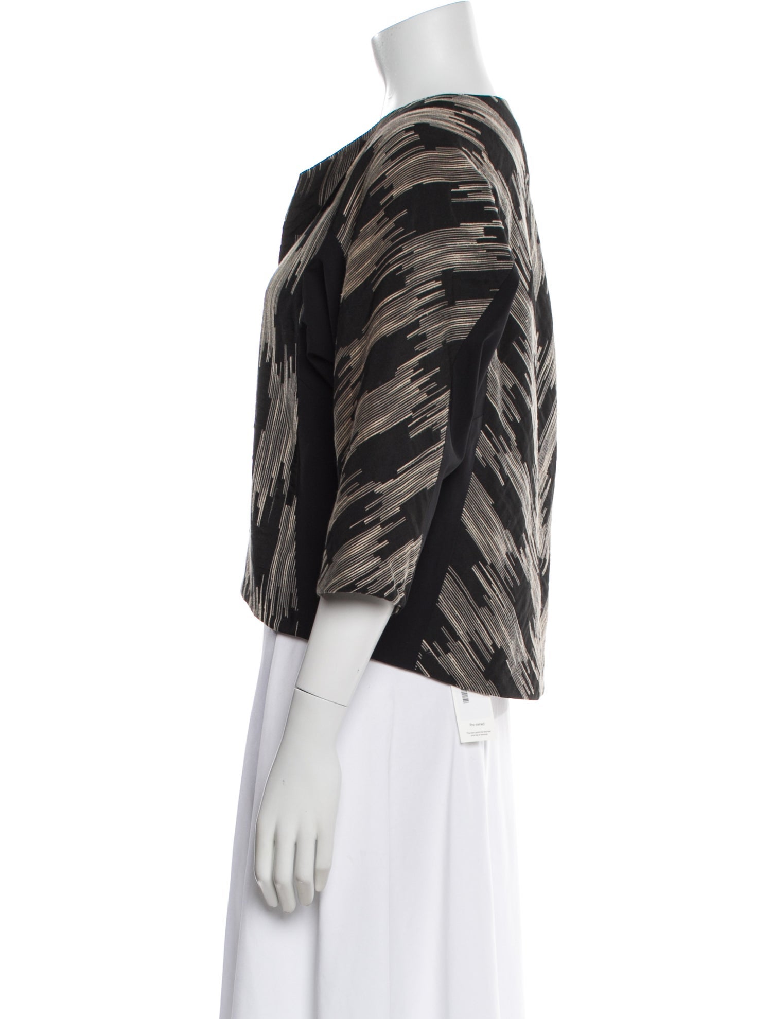 Zero + Maria Cornejo Wool Printed Evening Jacket