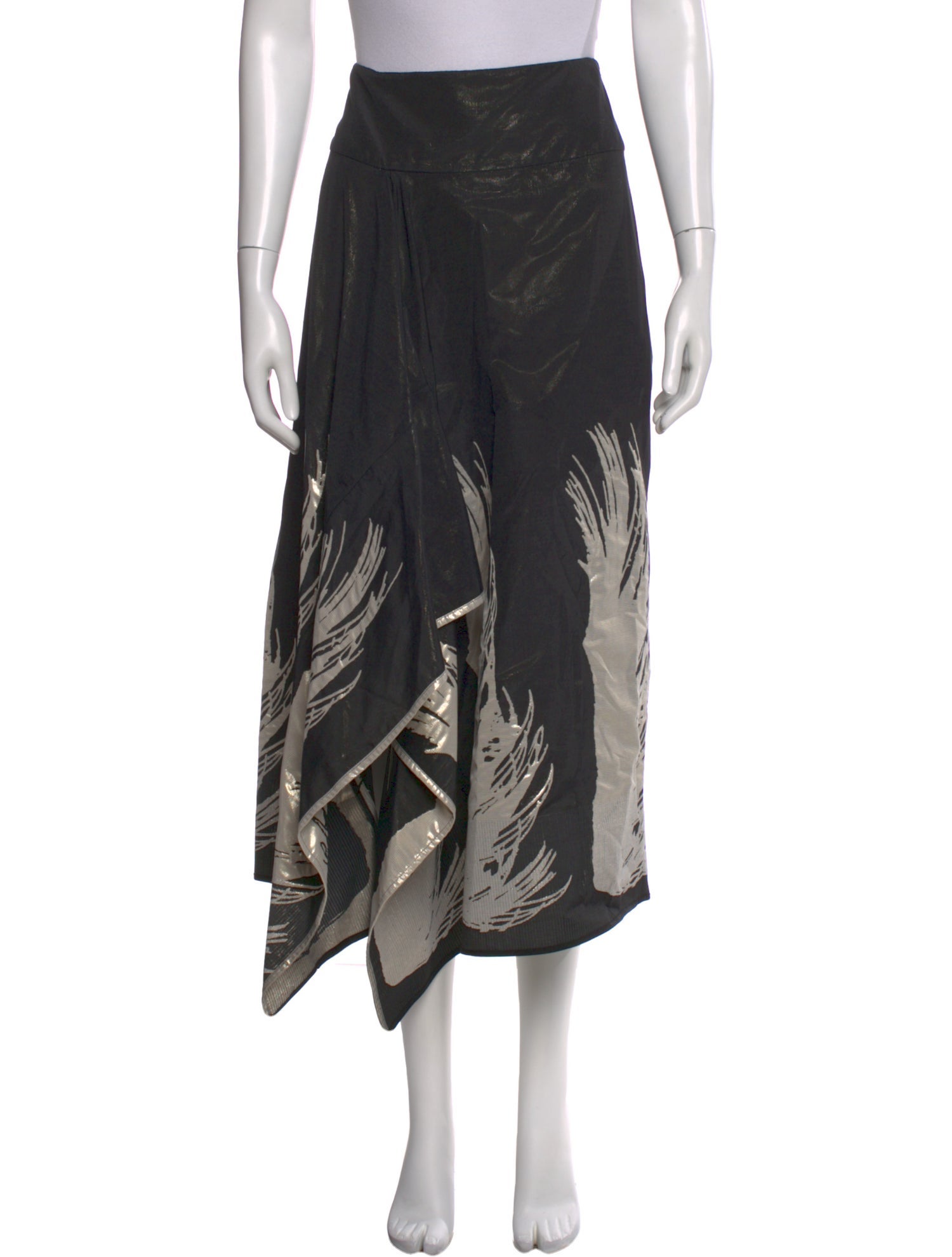 Zero + Maria Cornejo Printed Long Skirt