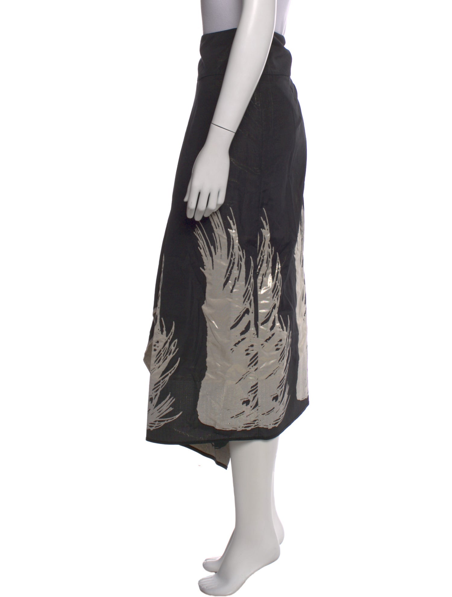 Zero + Maria Cornejo Printed Long Skirt