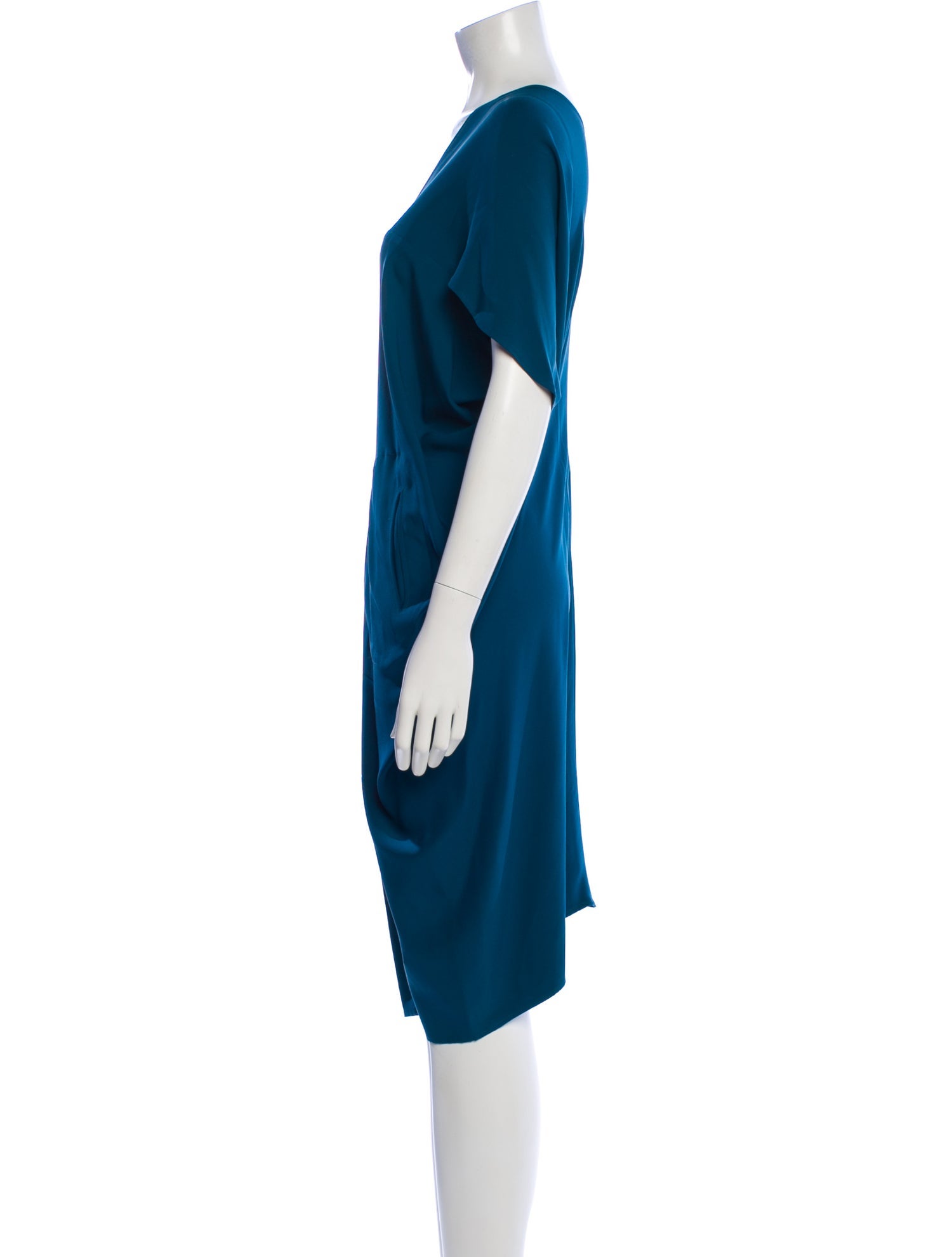 Zero + Maria Cornejo Silk Knee-Length Dress