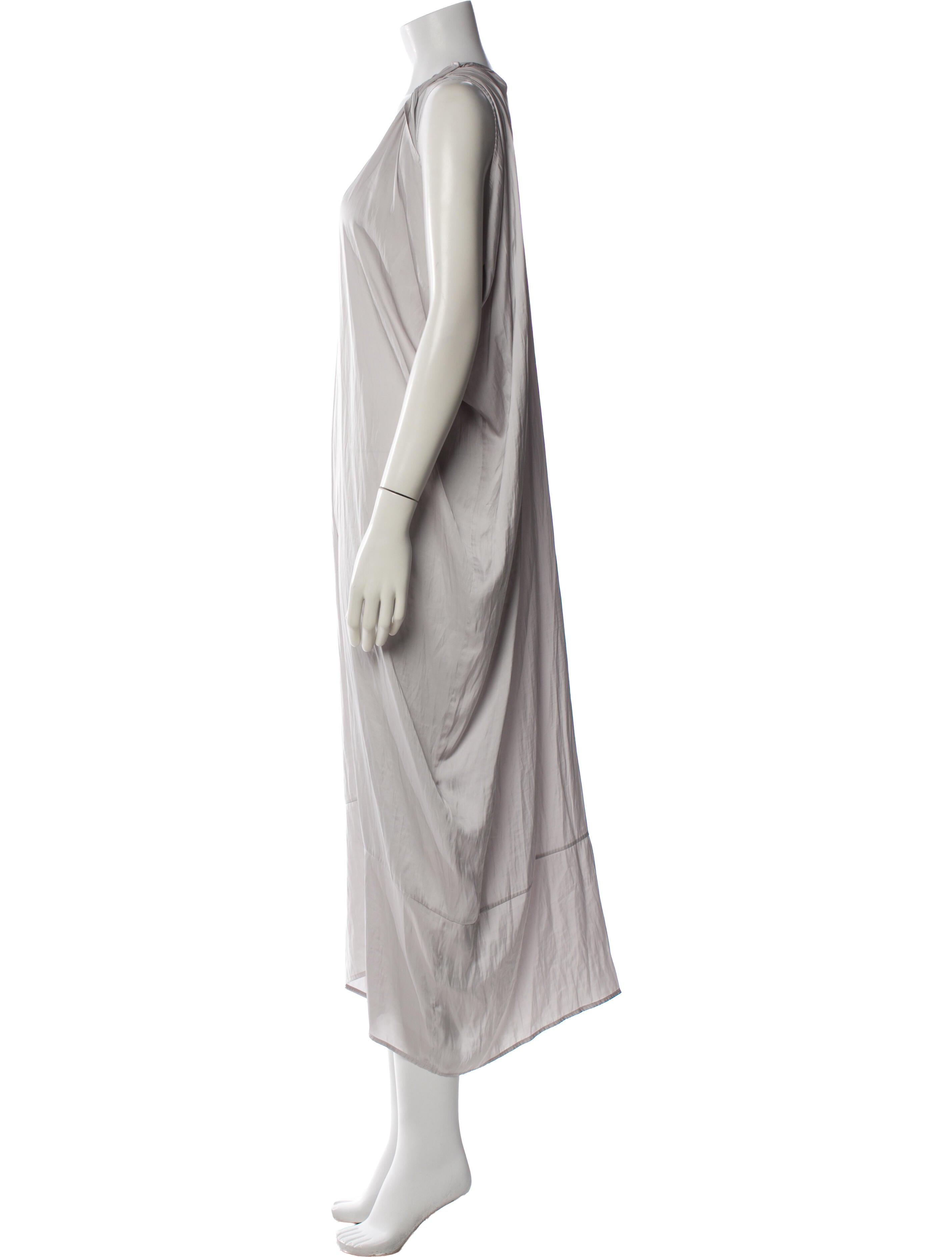 Zero + Maria Cornejo V-Neck Long Dress