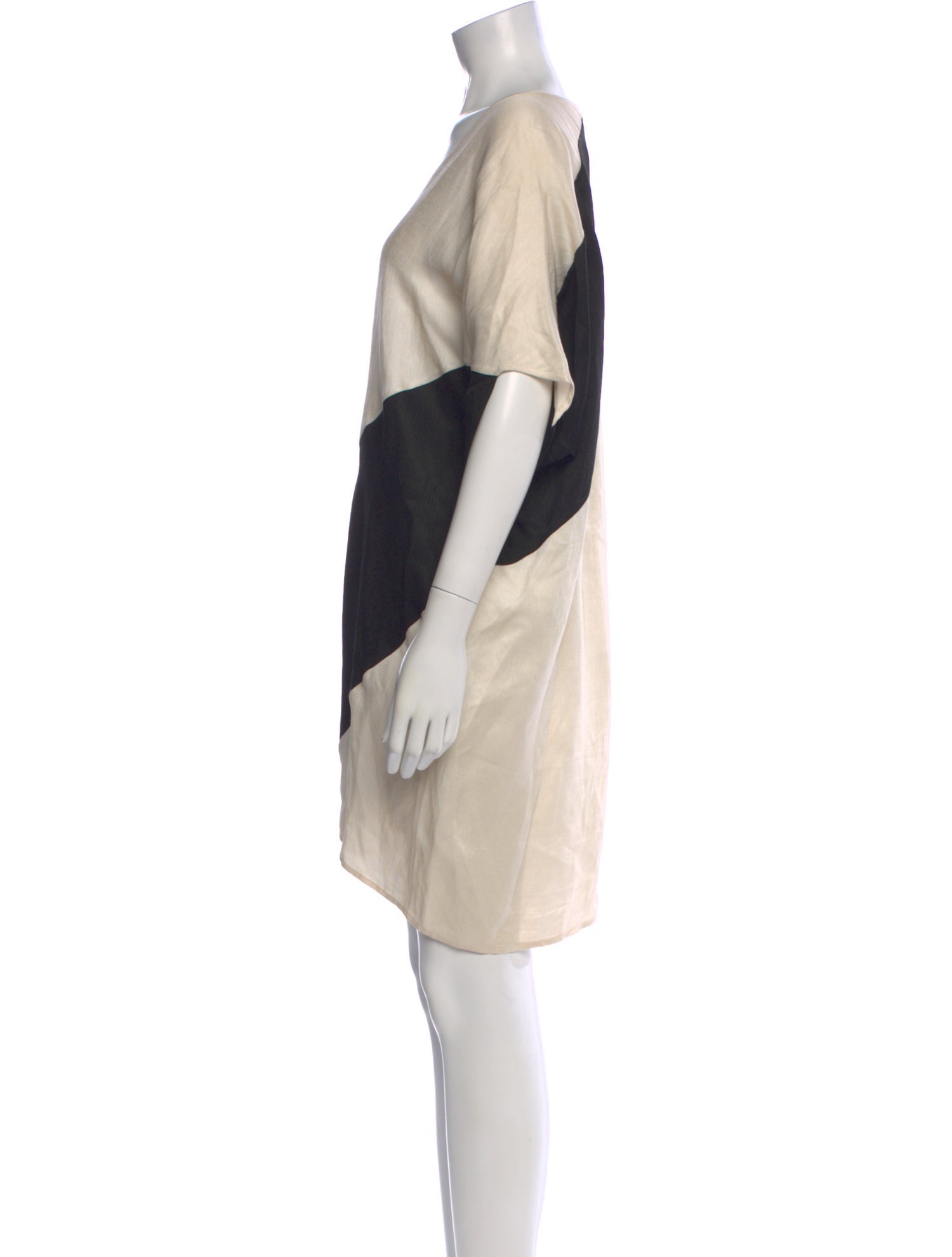 Zero + Maria Cornejo Colorblock Pattern Mini Dress
