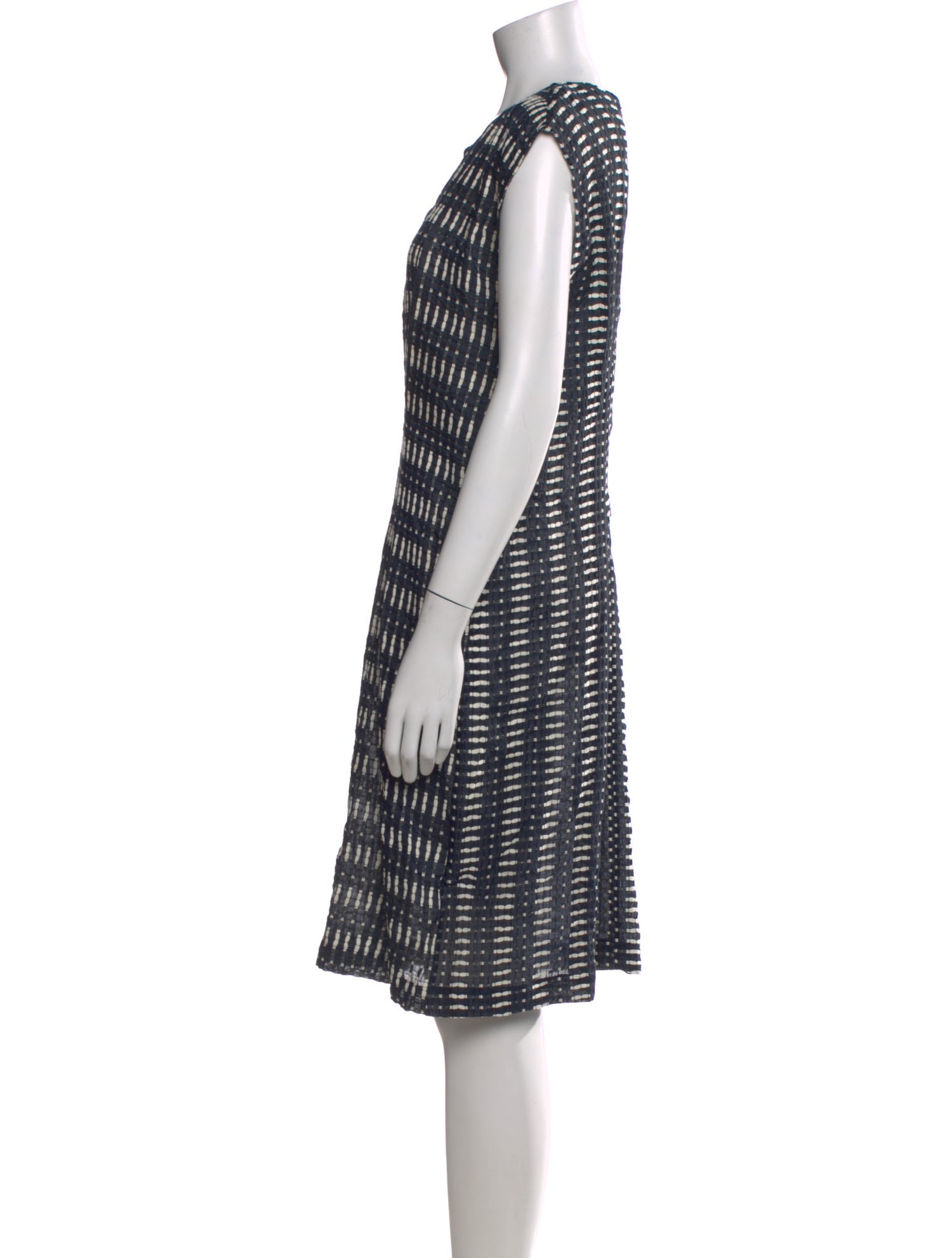 Zero + Maria Cornejo Printed Knee-Length Dress