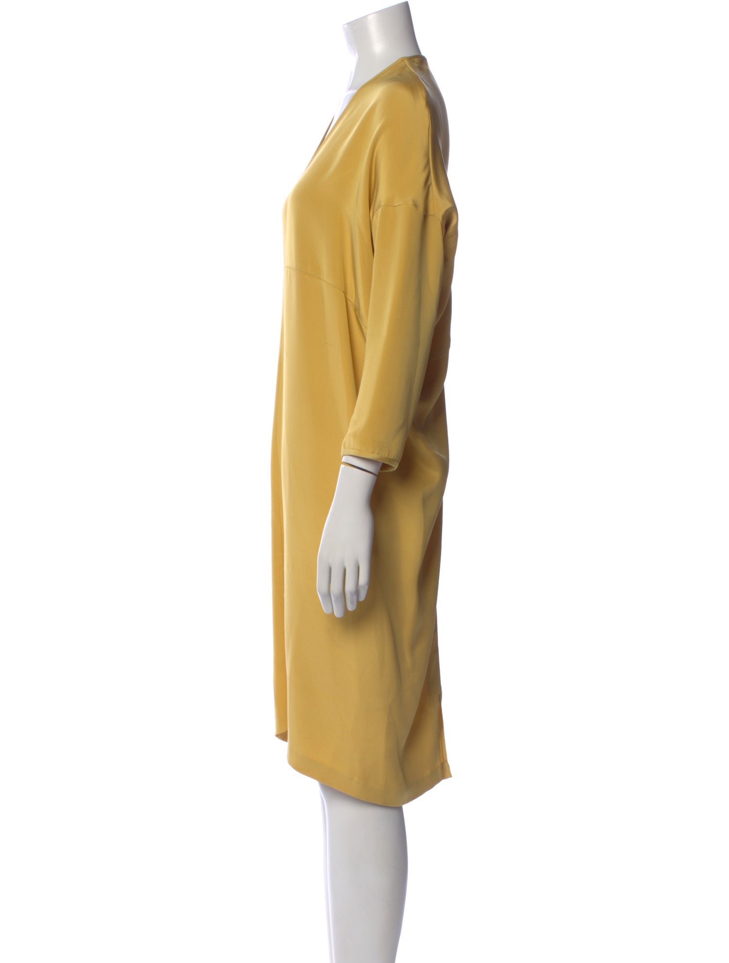 Zero + Maria Cornejo Silk Knee-Length Dress