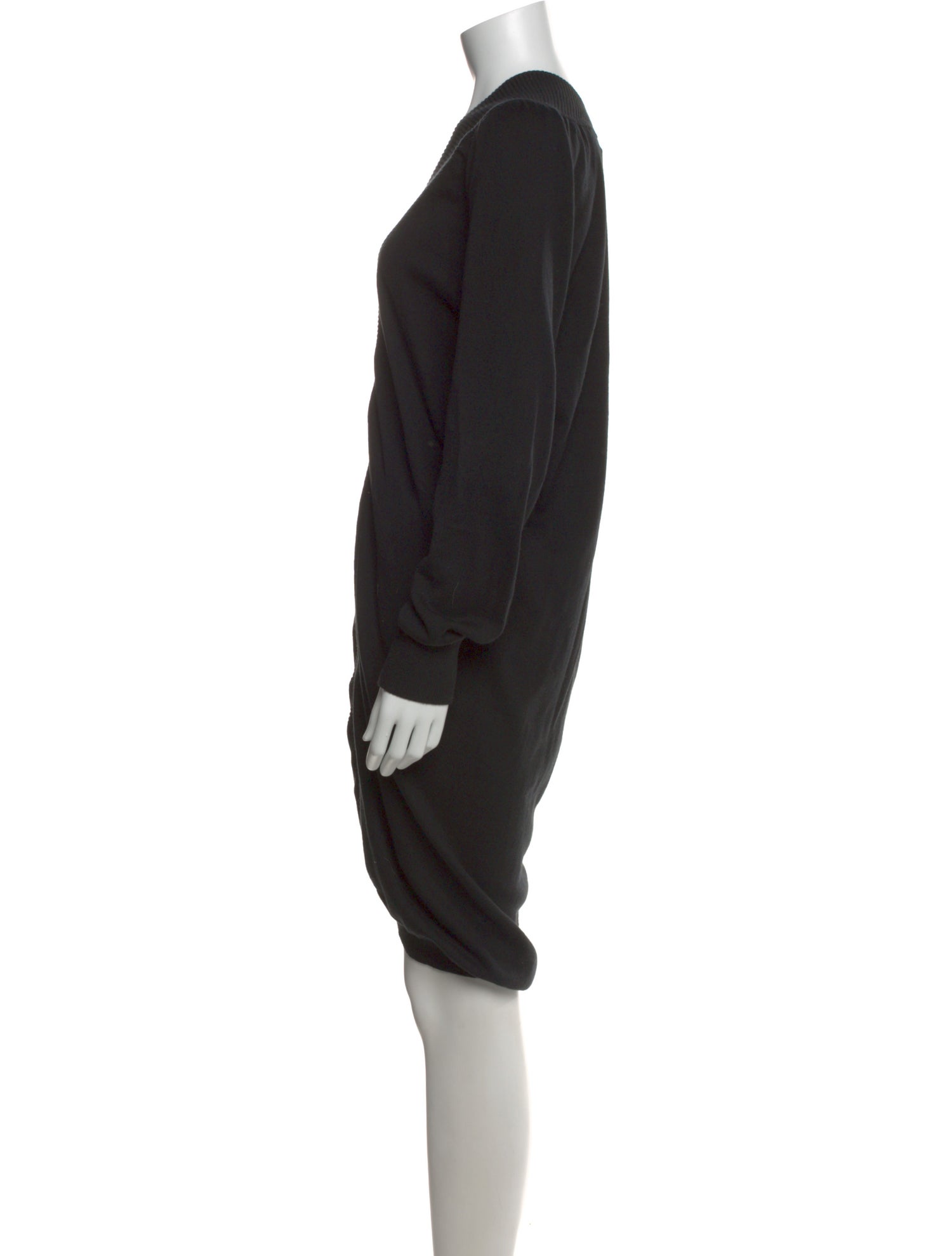 Zero + Maria Cornejo V-Neck Knee-Length Dress