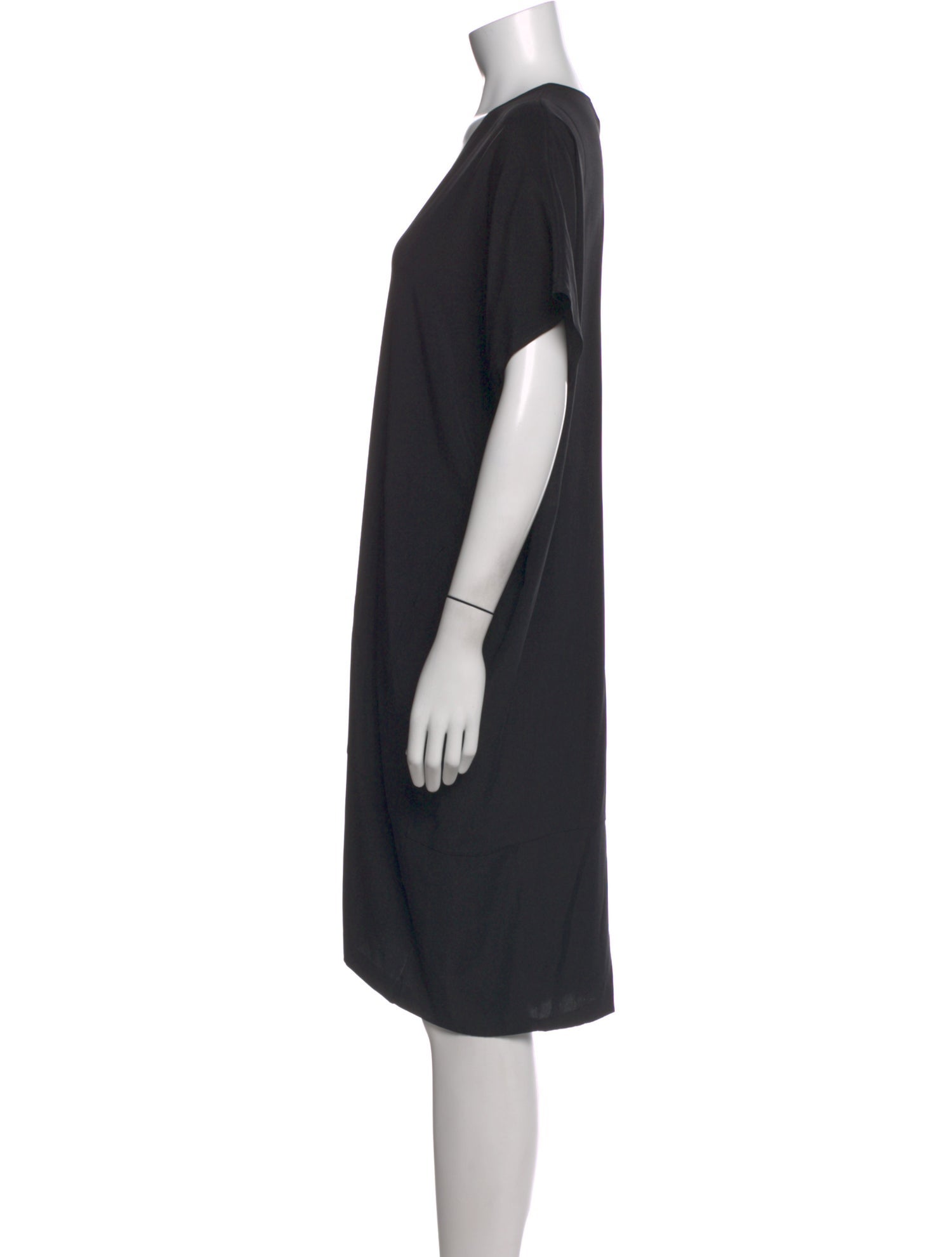 Zero + Maria Cornejo Silk Knee-Length Dress