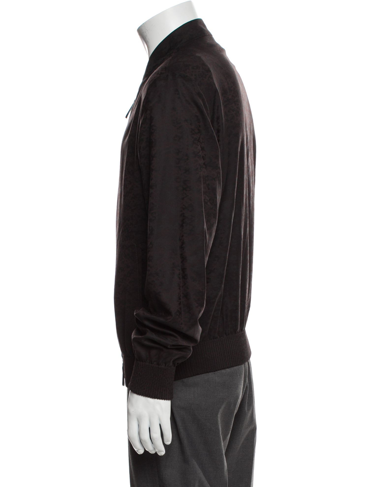 Ermenegildo Zegna Couture Wool Bomber Jacket