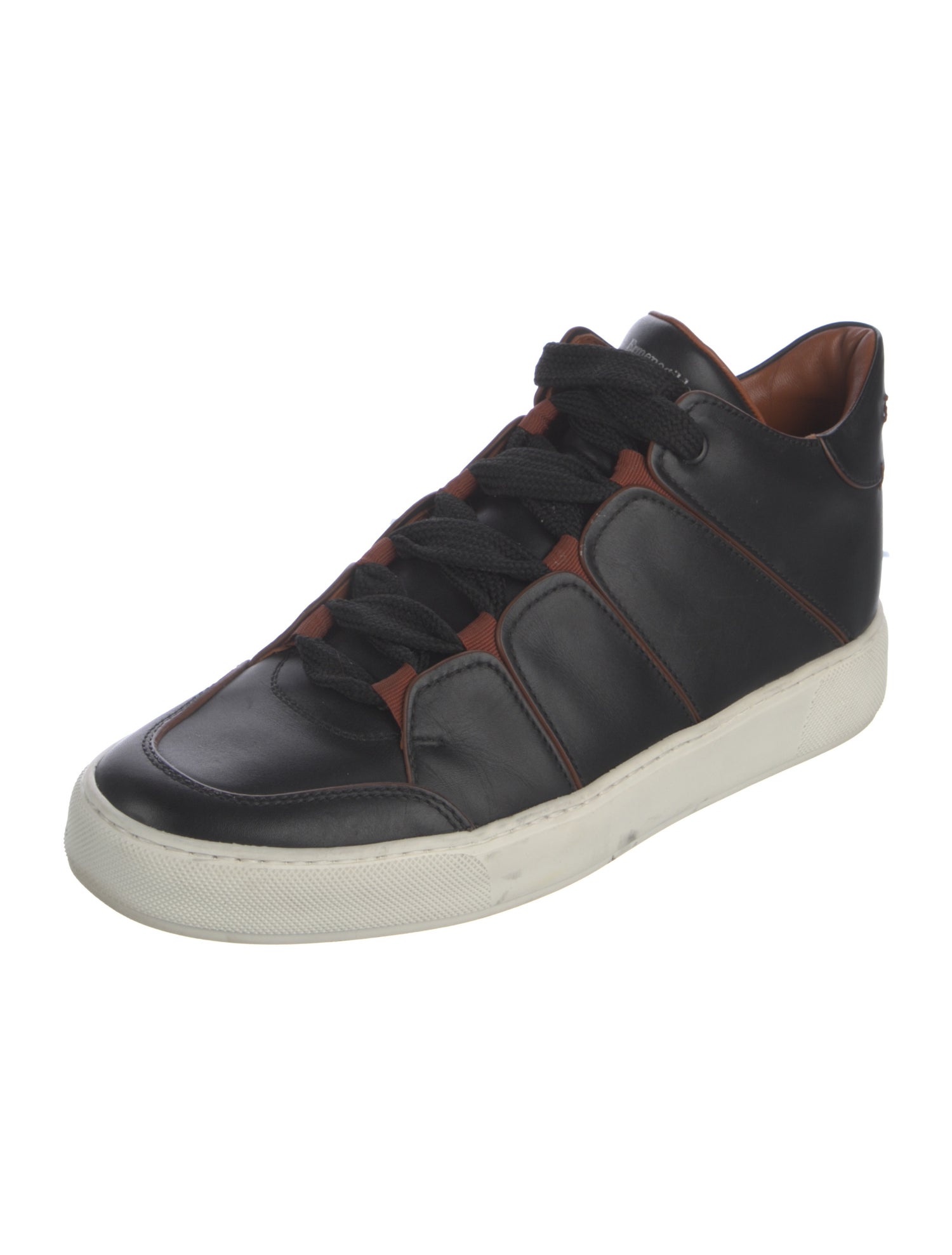 Ermenegildo Zegna Couture Leather Sneakers