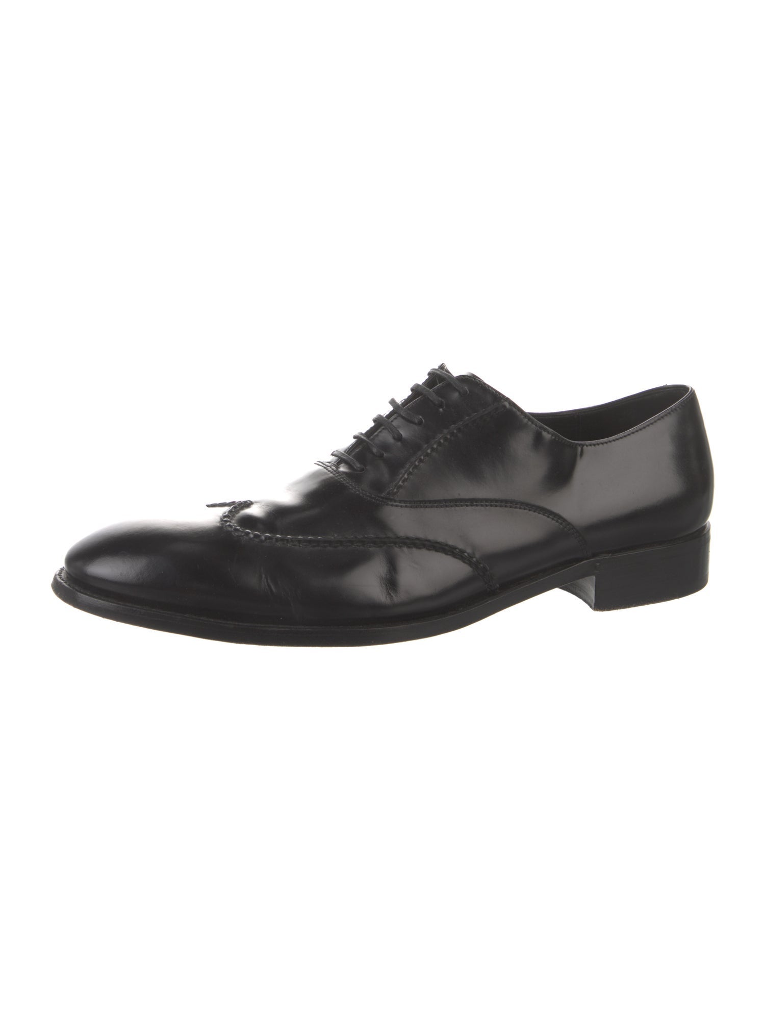 Ermenegildo Zegna Couture Leather Oxfords