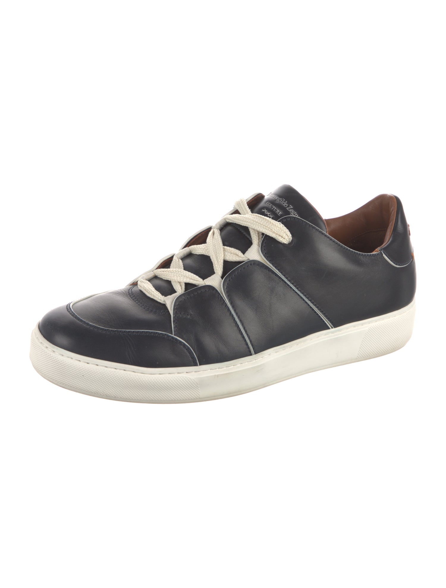 Ermenegildo Zegna Couture Leather Sneakers