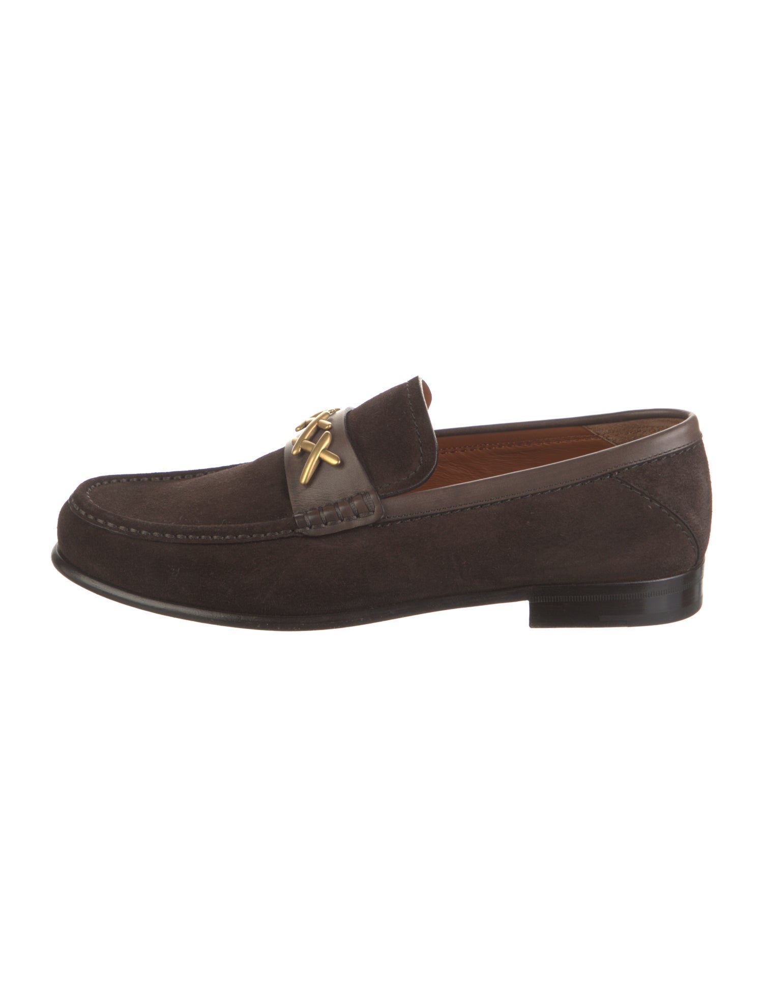Ermenegildo Zegna Couture Suede Dress Loafers