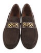 Ermenegildo Zegna Couture Suede Dress Loafers