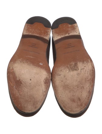 Ermenegildo Zegna Couture Suede Dress Loafers