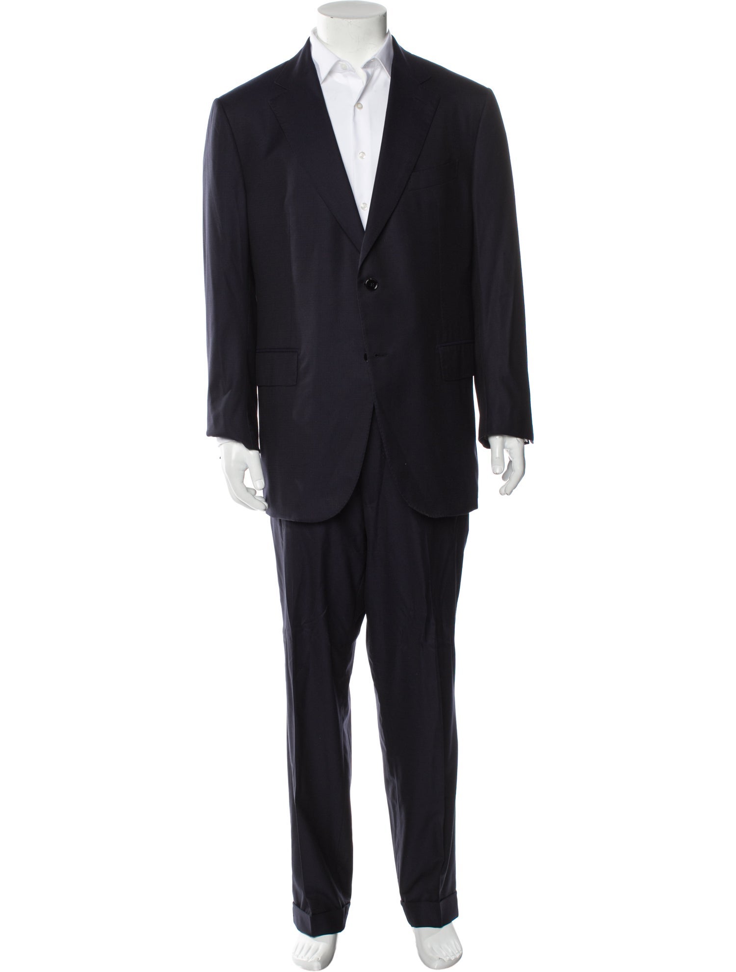 Ermenegildo Zegna Couture Wool Striped Two-Piece Suit