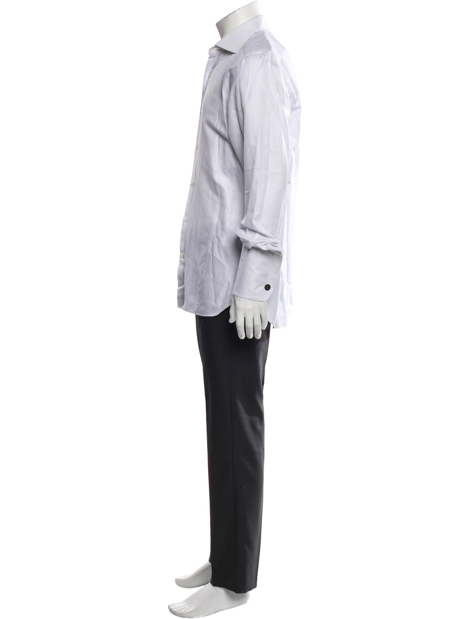 Ermenegildo Zegna Couture Long Sleeve Tuxedo Shirt